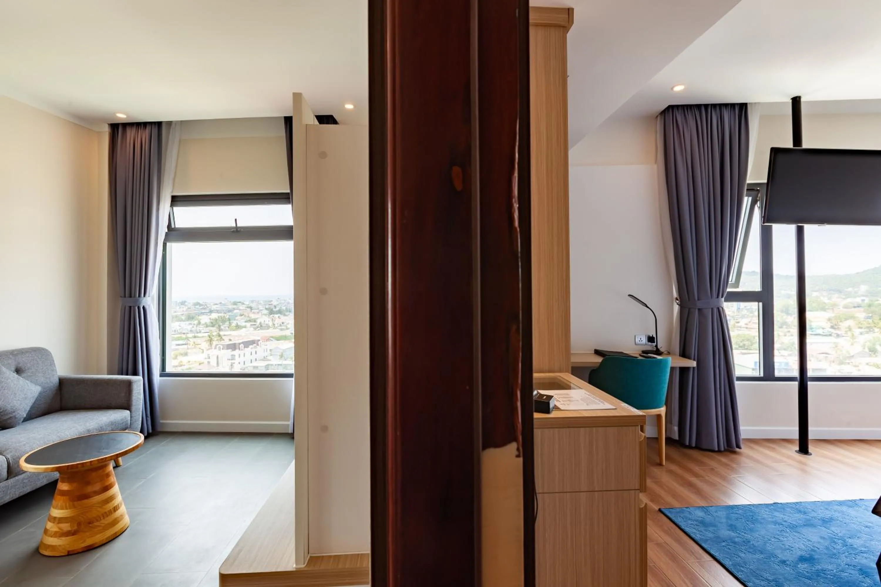 Living room in An Phu Hotel