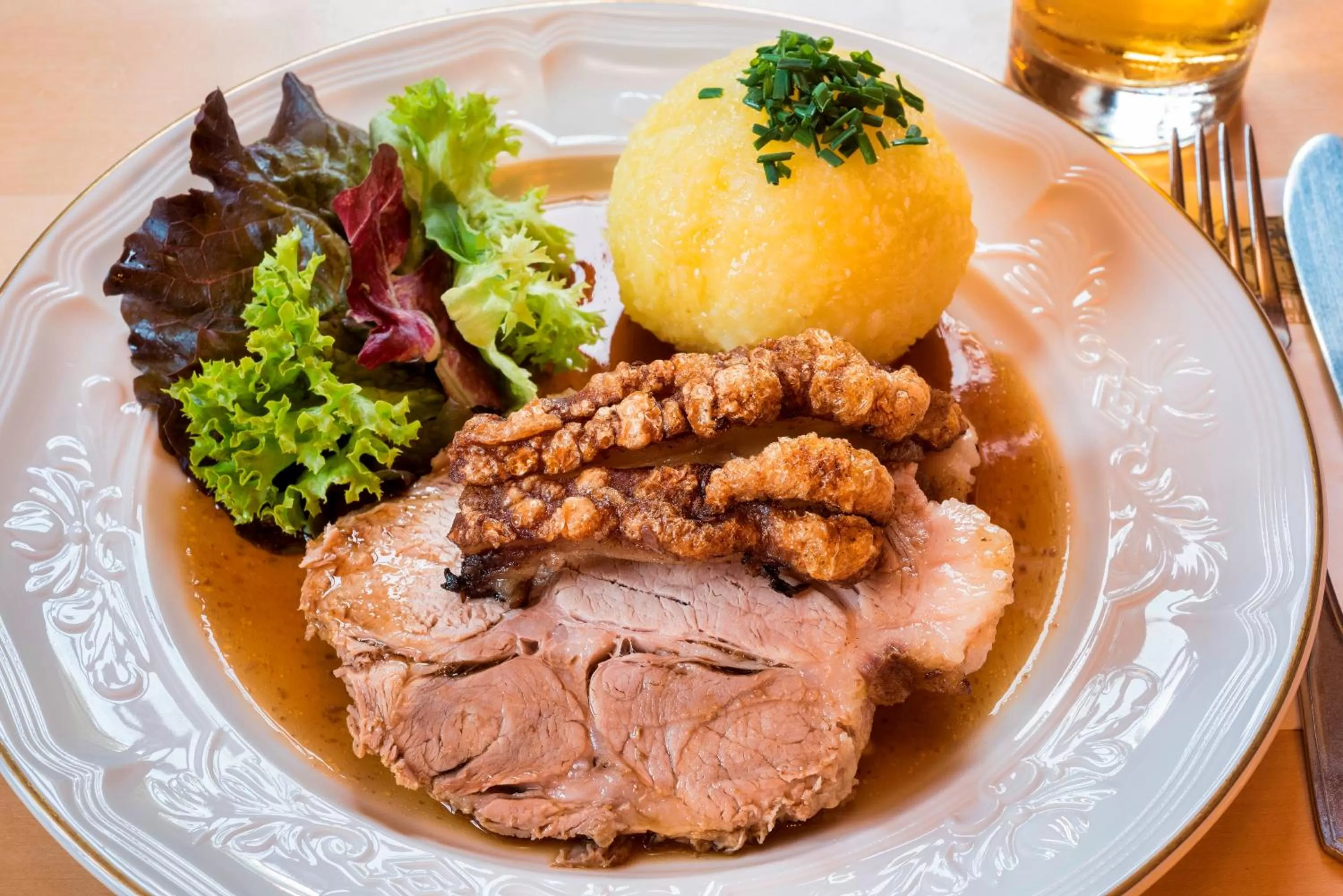 Food and drinks in Hotel Schäfflerwirt