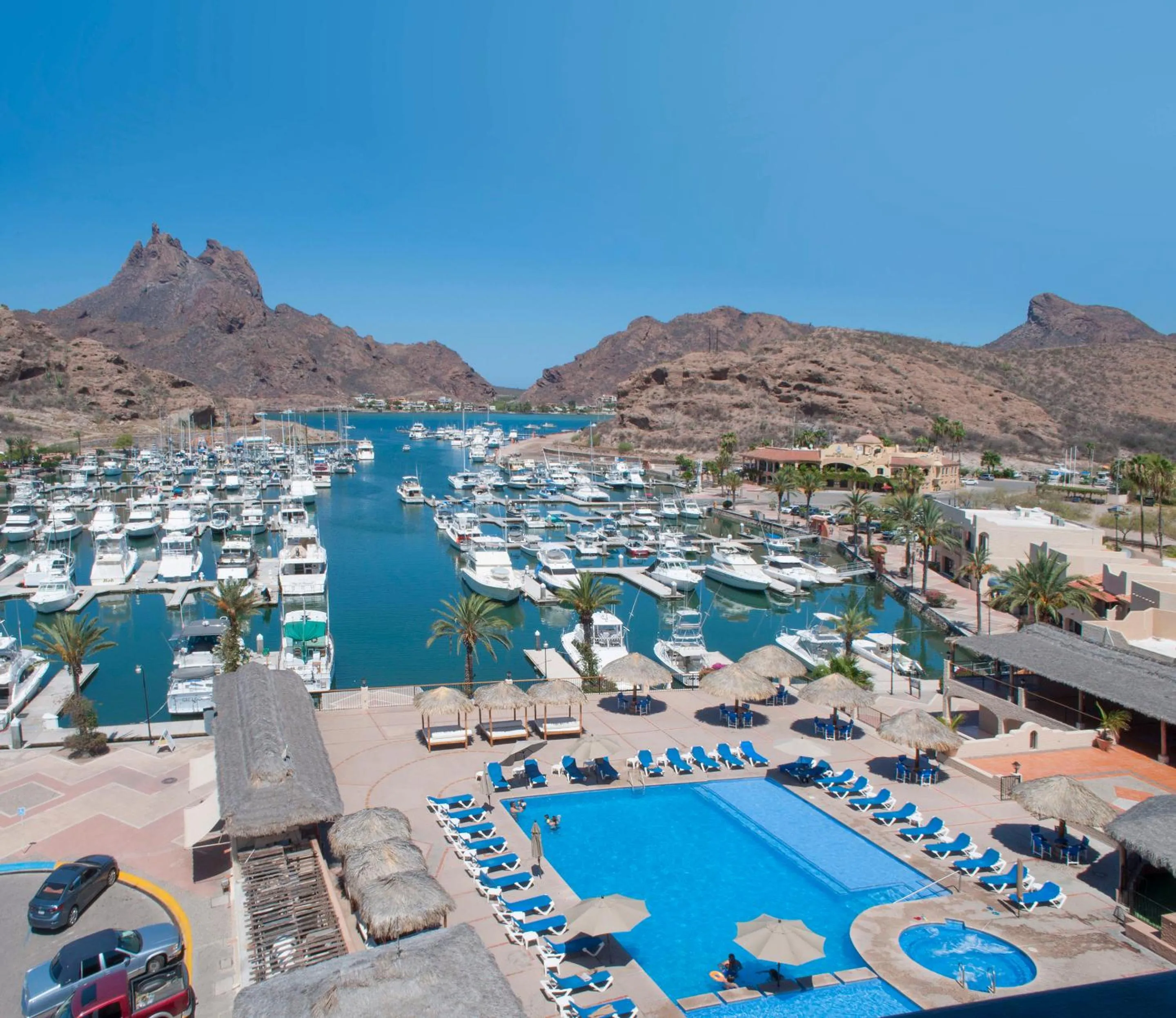 Swimming pool in Marinaterra Hotel & Spa