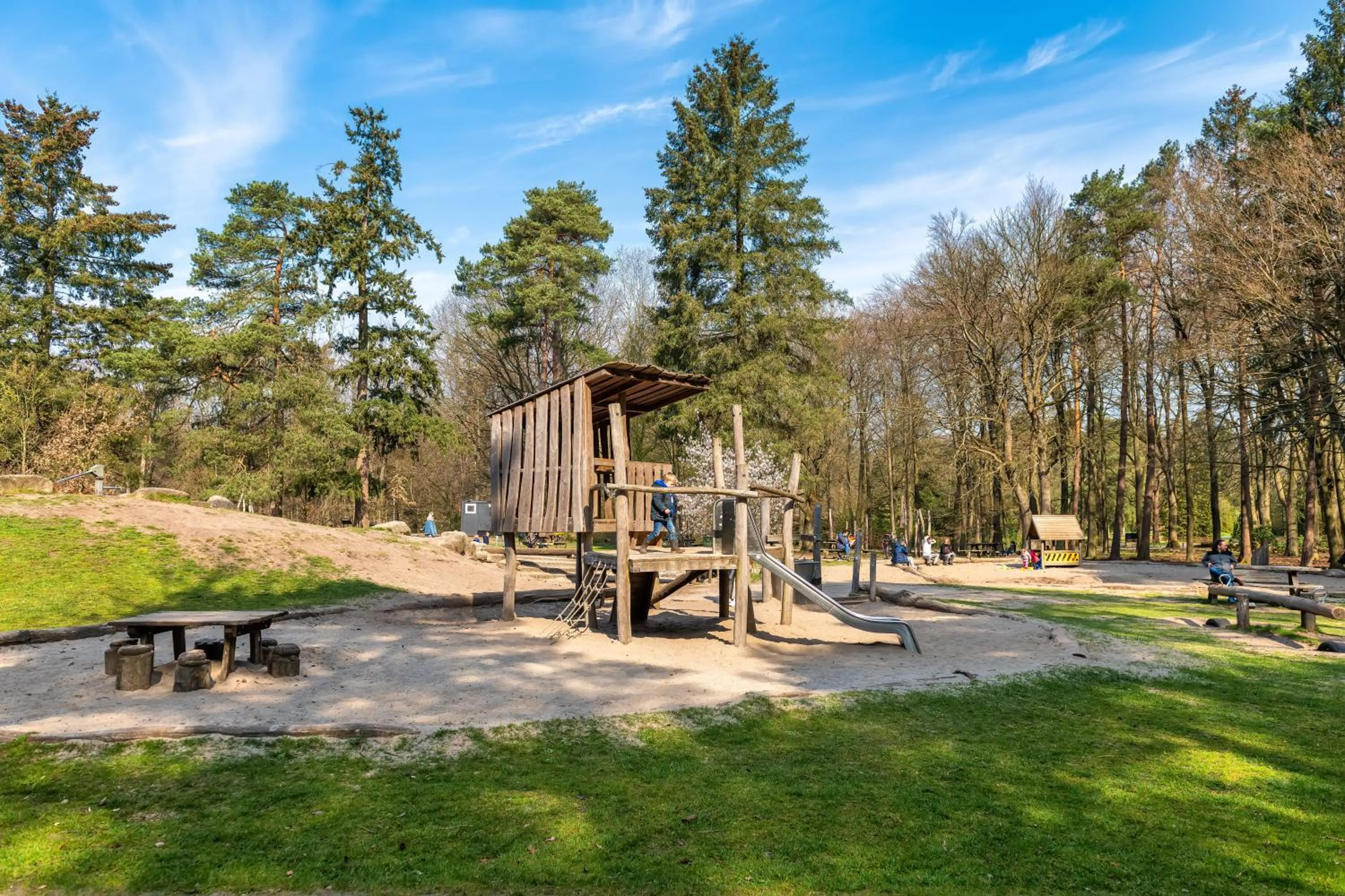 Children play ground in Stayokay Hostel Apeldoorn