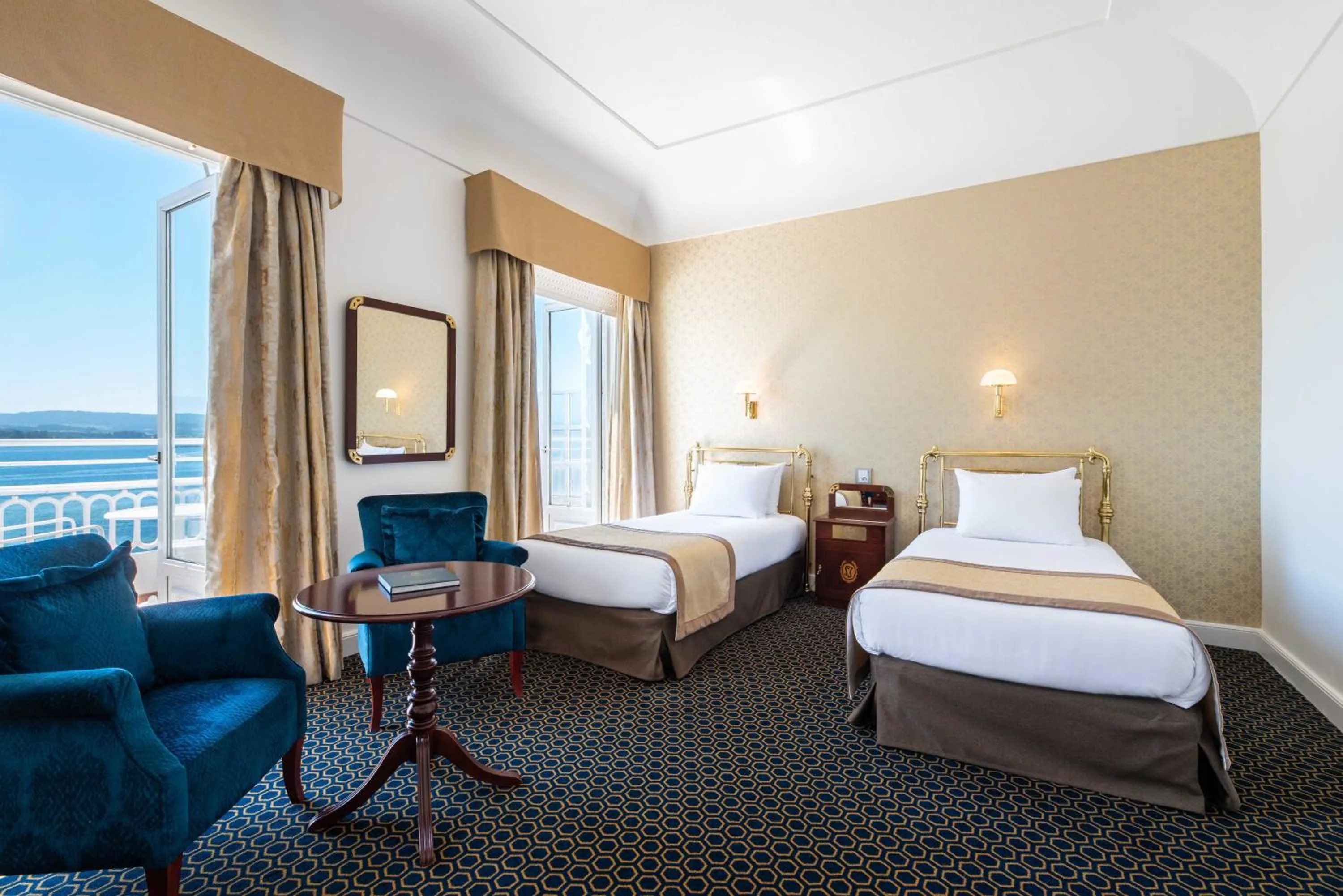 Photo of the whole room, Bed in Eurostars Gran Hotel La Toja