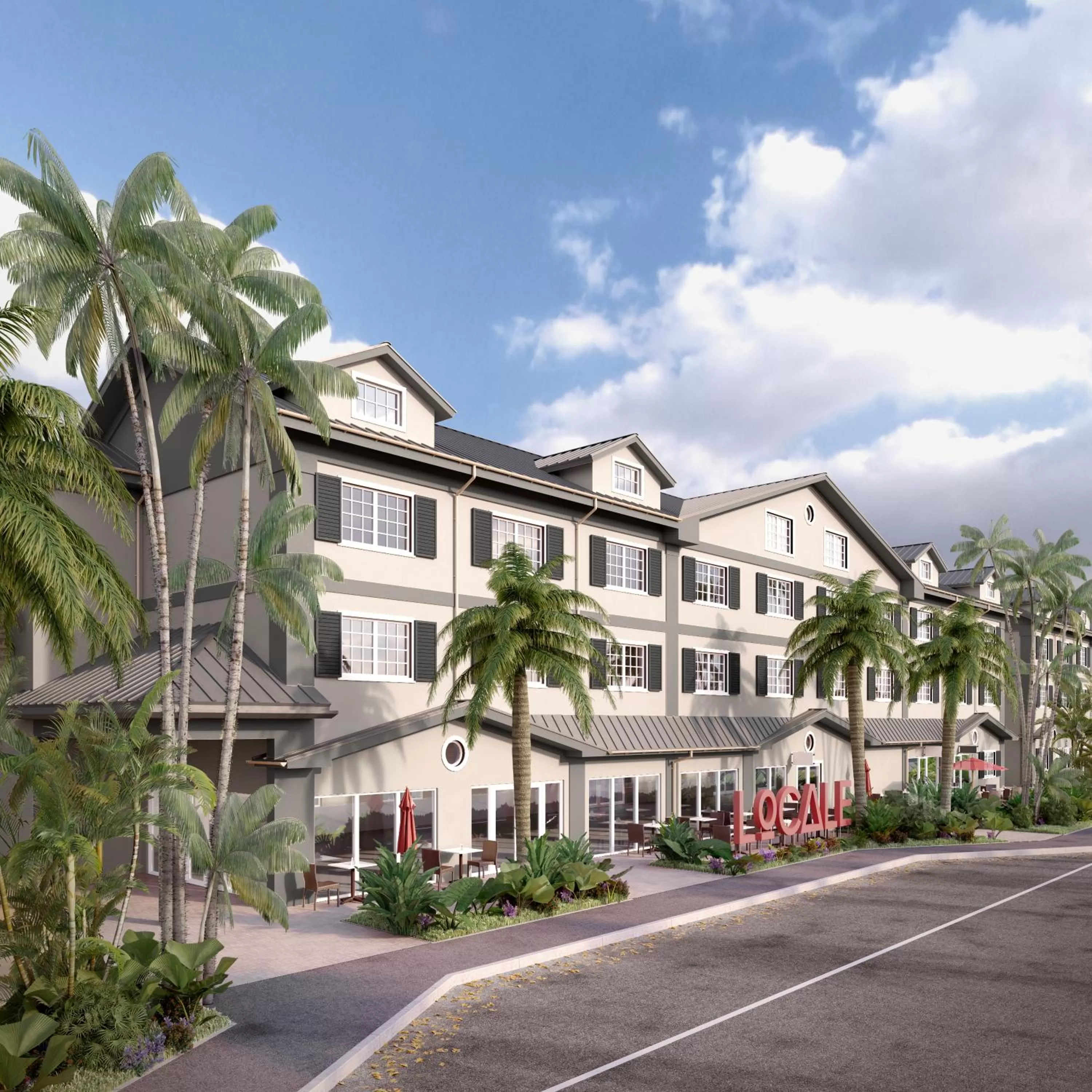Property building in The Locale Hotel Grand Cayman