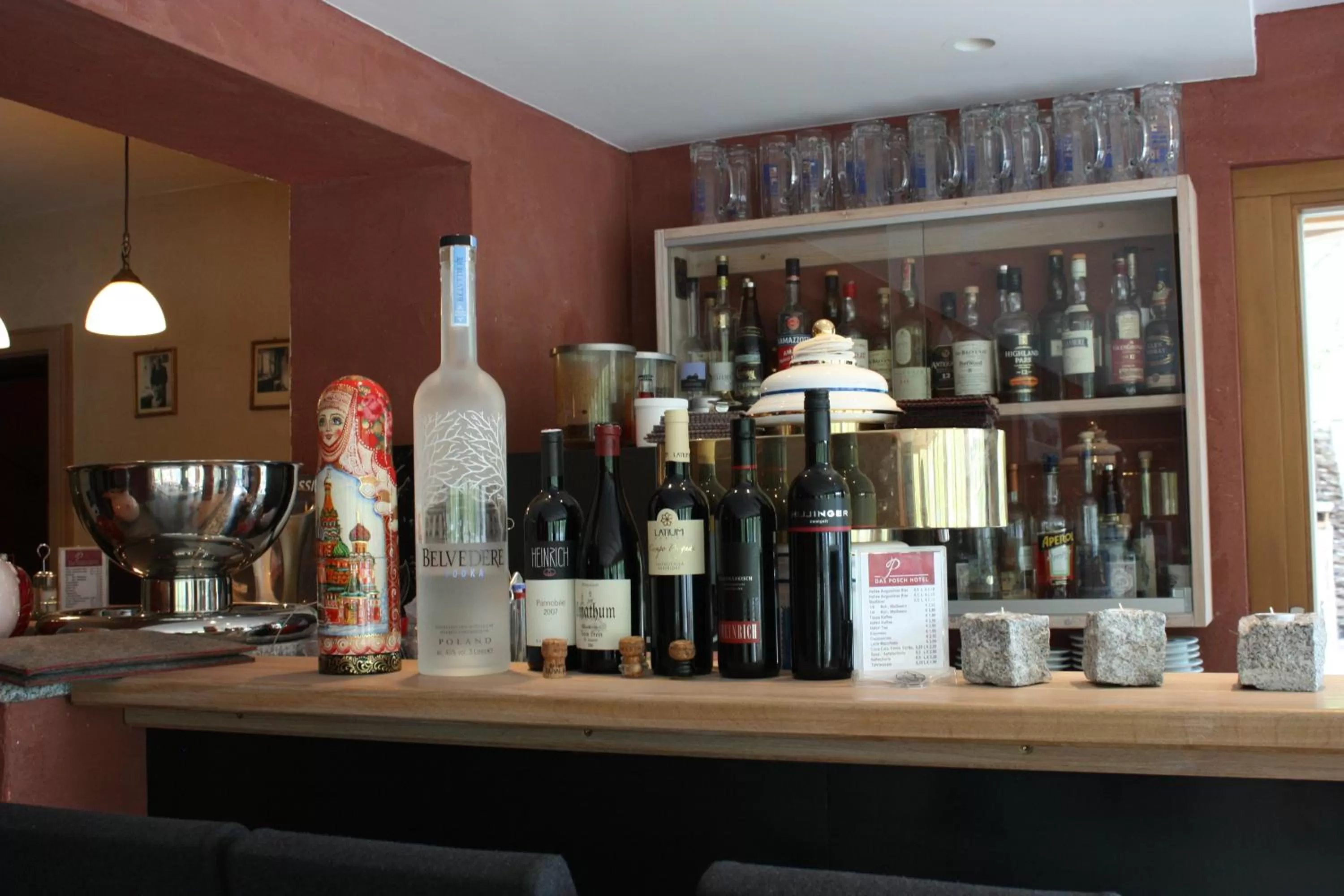 Drinks in Das Posch Hotel