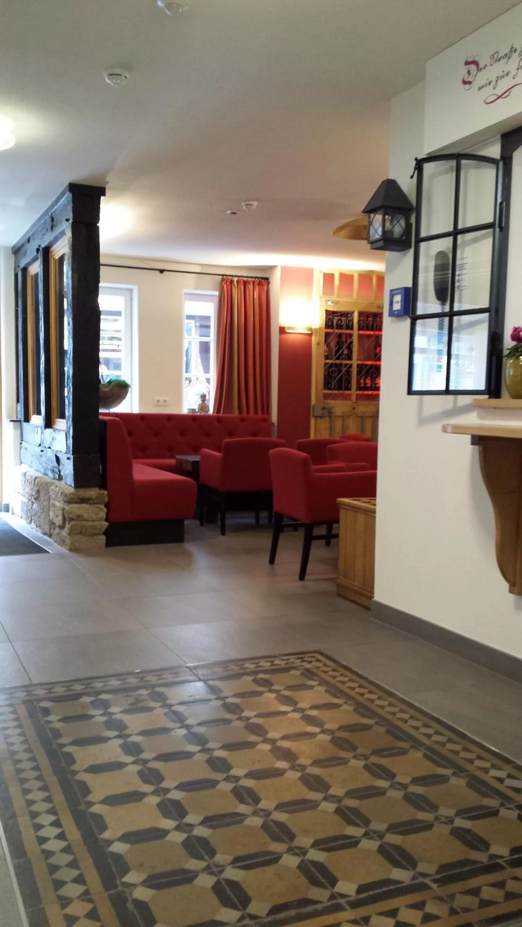 Lobby or reception in Fachwerk-Hotel Eisenbart