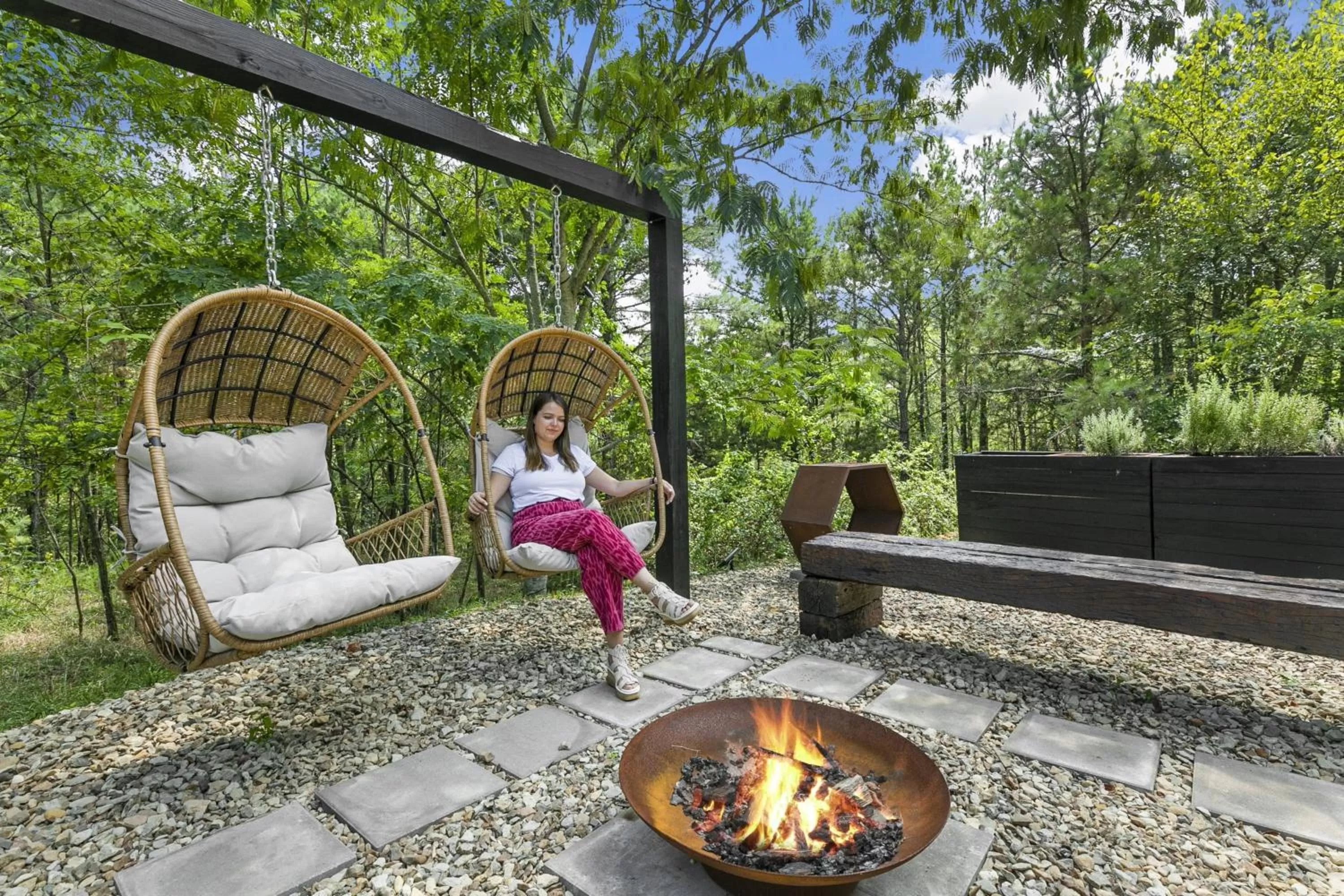Patio in Candlewick Inn and Suites