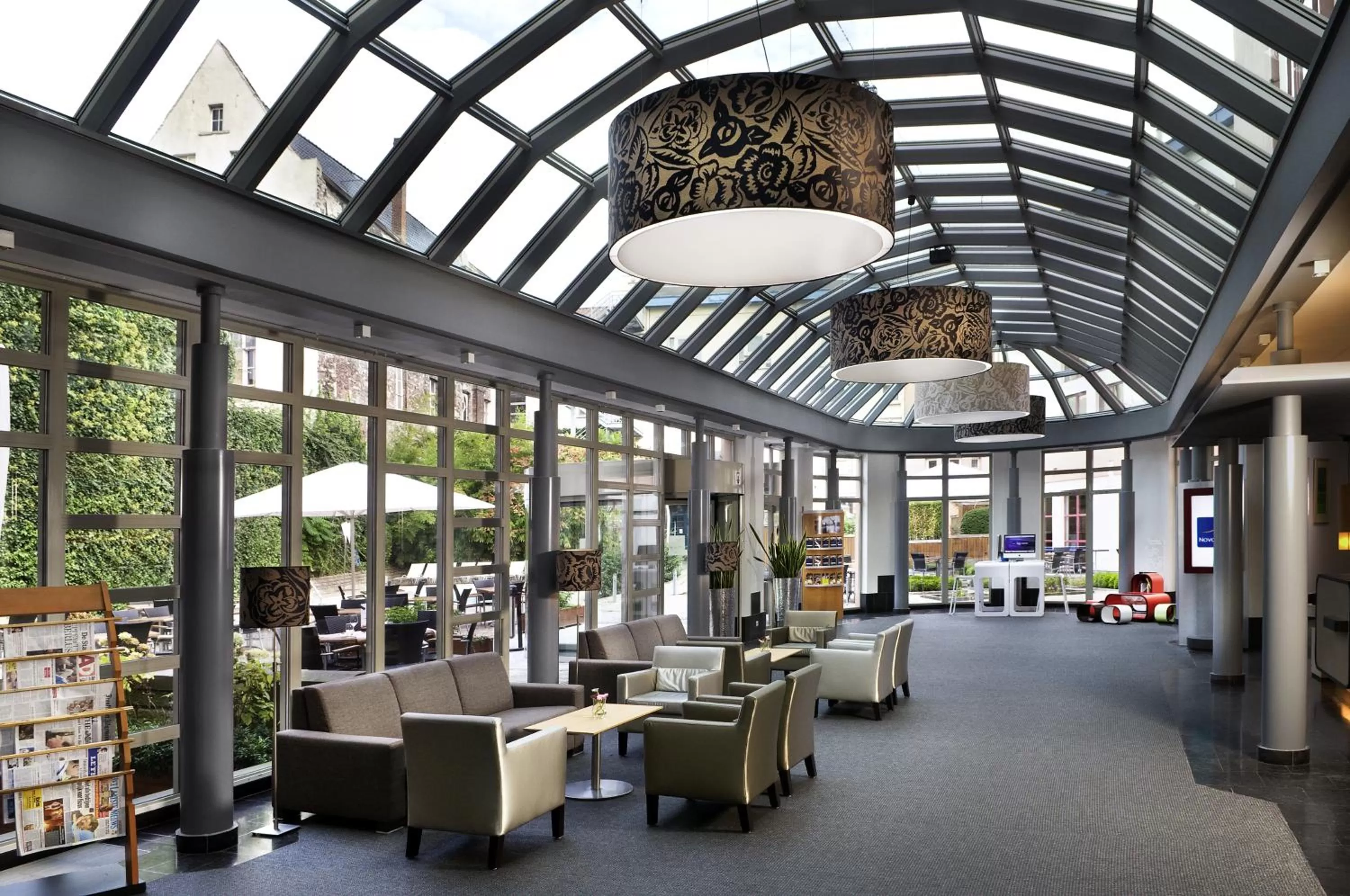 Lobby or reception in Novotel Gent Centrum