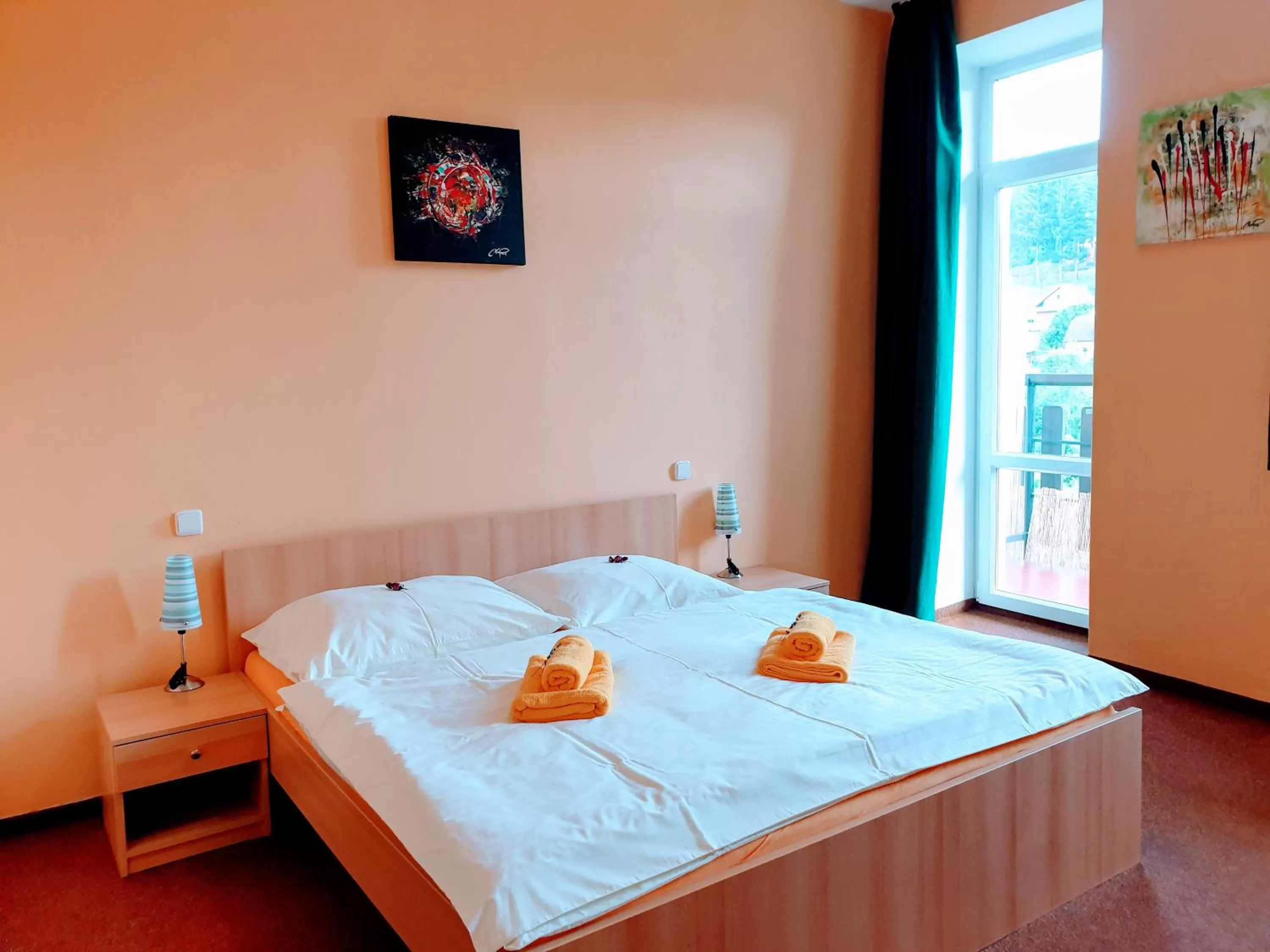 Bed in Penzion Lumis