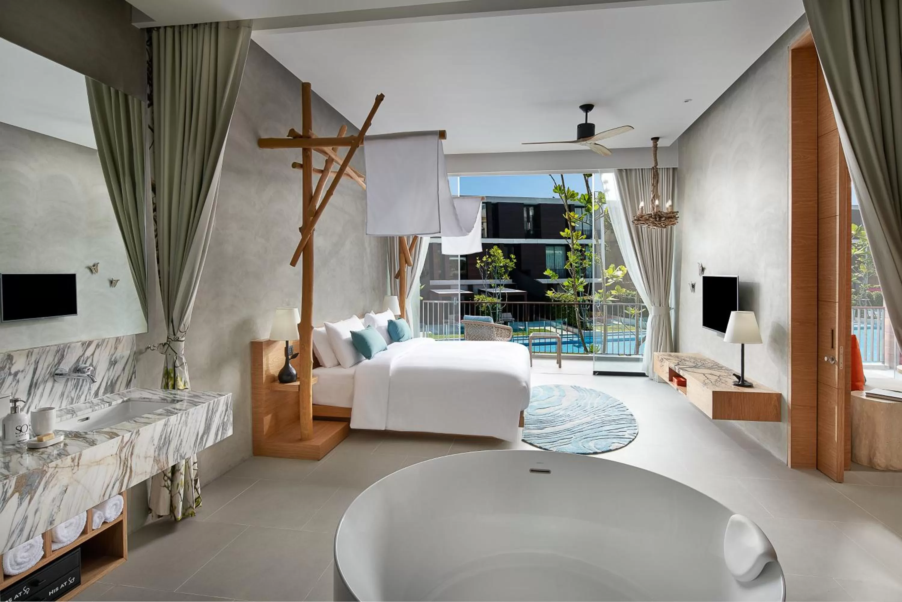 Bedroom, Bed in SO/ Sofitel Hua Hin
