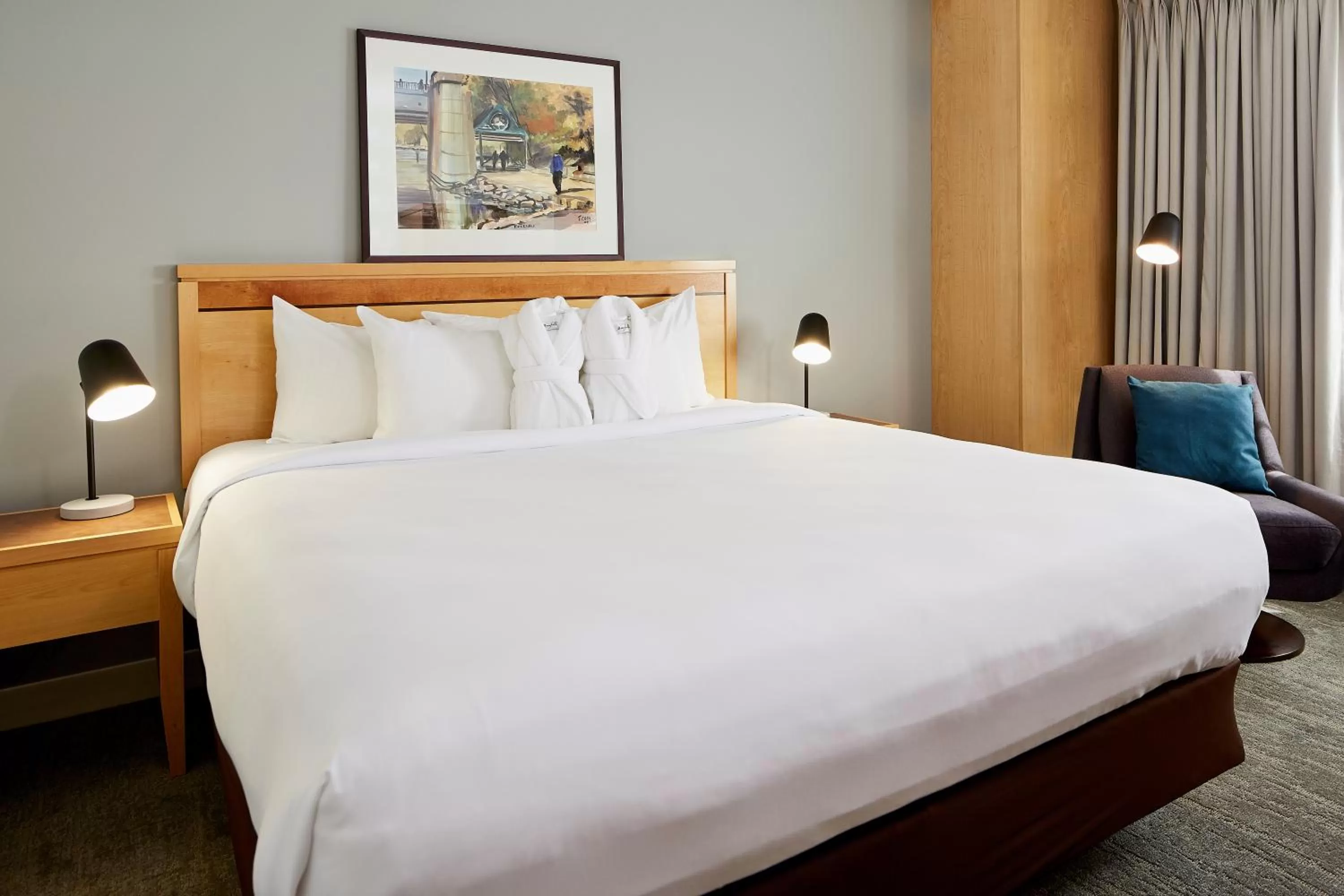 Bed in Inn at the Forks