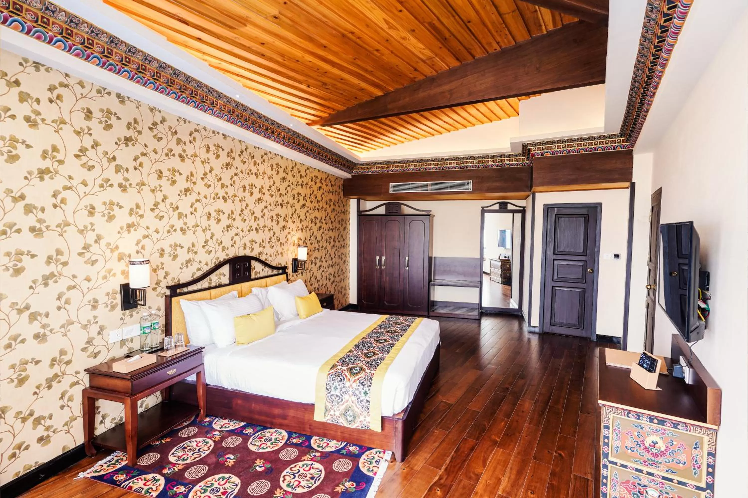 Bed in Denzong Regency- Luxury Mountain Retreat Spa & Casino
