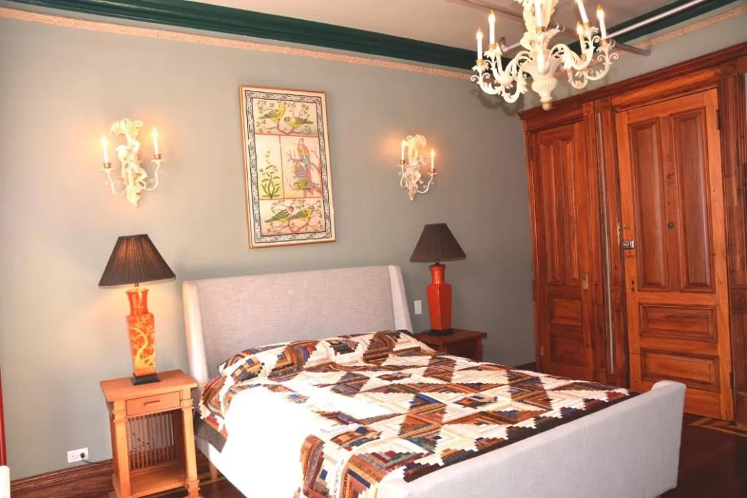 Bed in Northern Lights Mansion