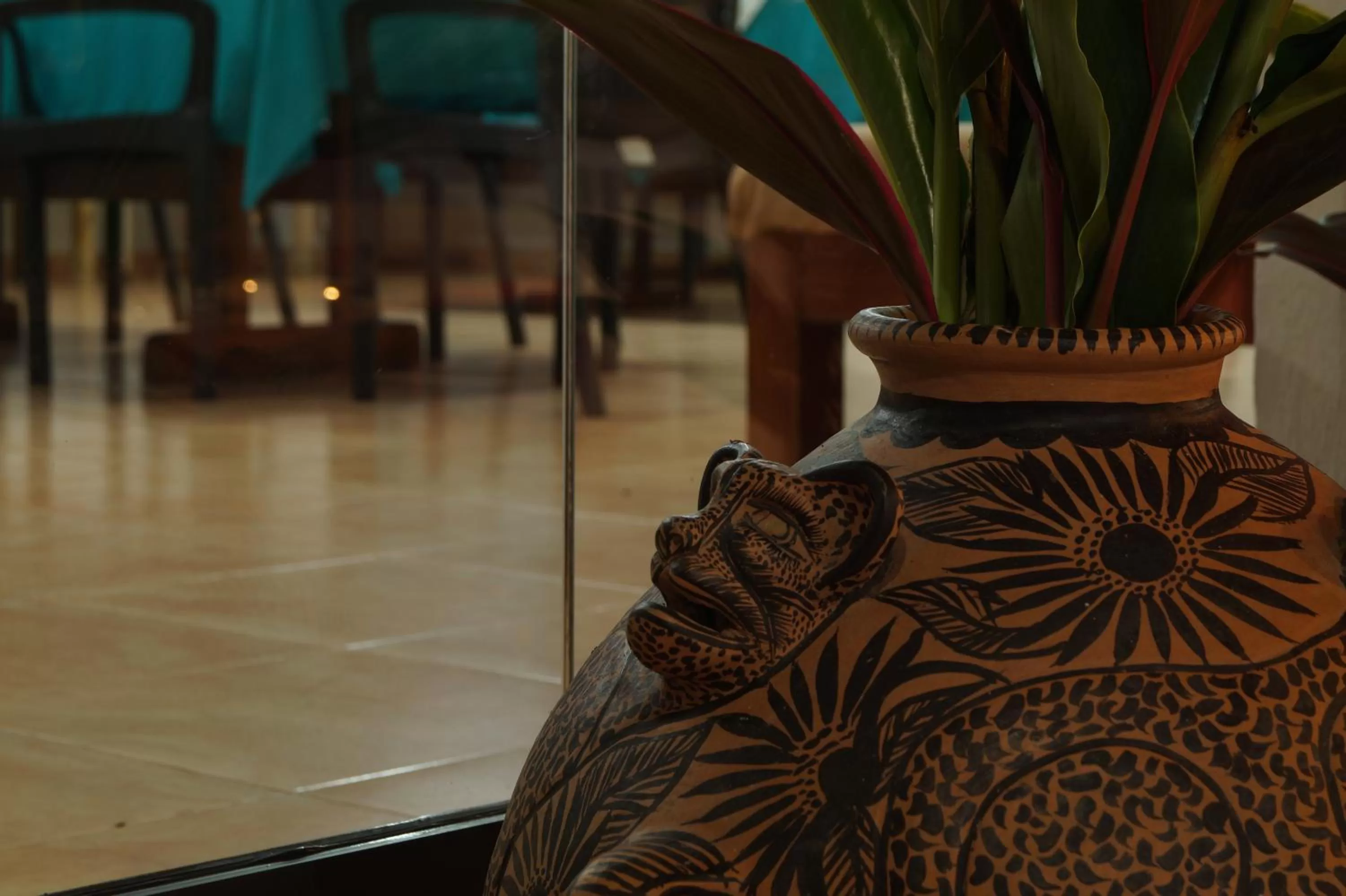 Lobby or reception in Hotel La Aldea del Halach Huinic