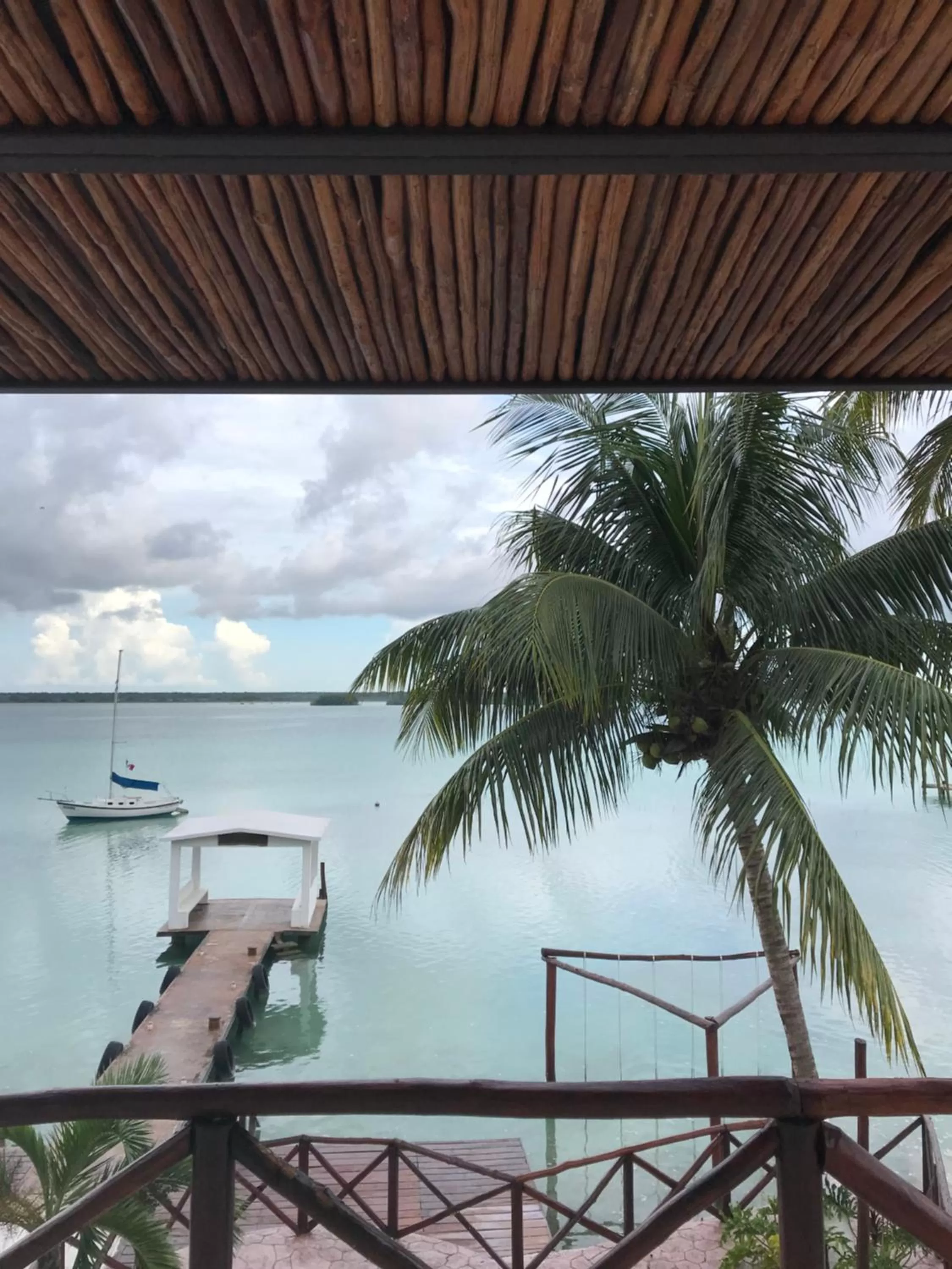 Sea view in Hotel Aldea 19 Bacalar