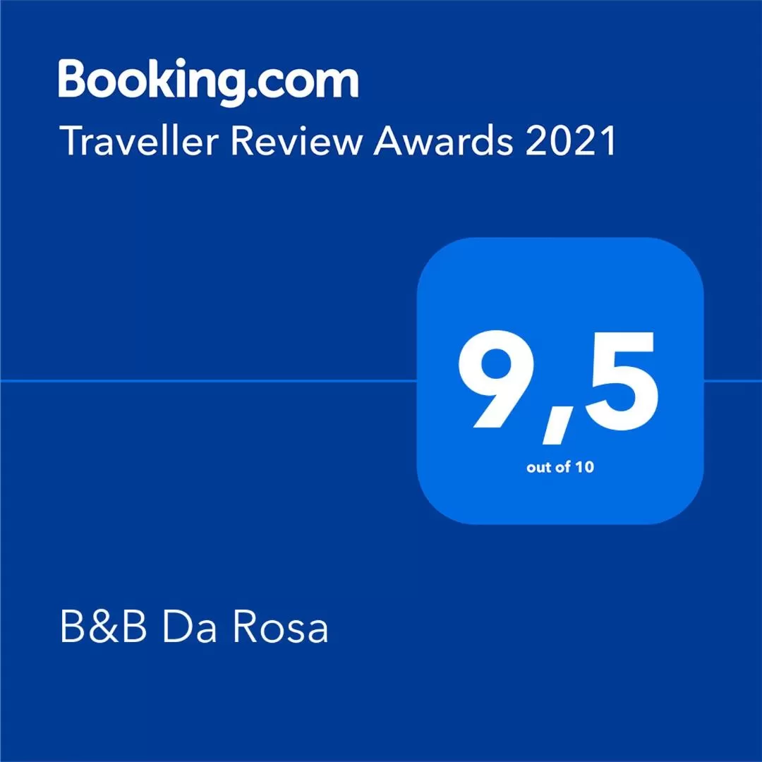 Certificate/Award in B&B Da Rosa