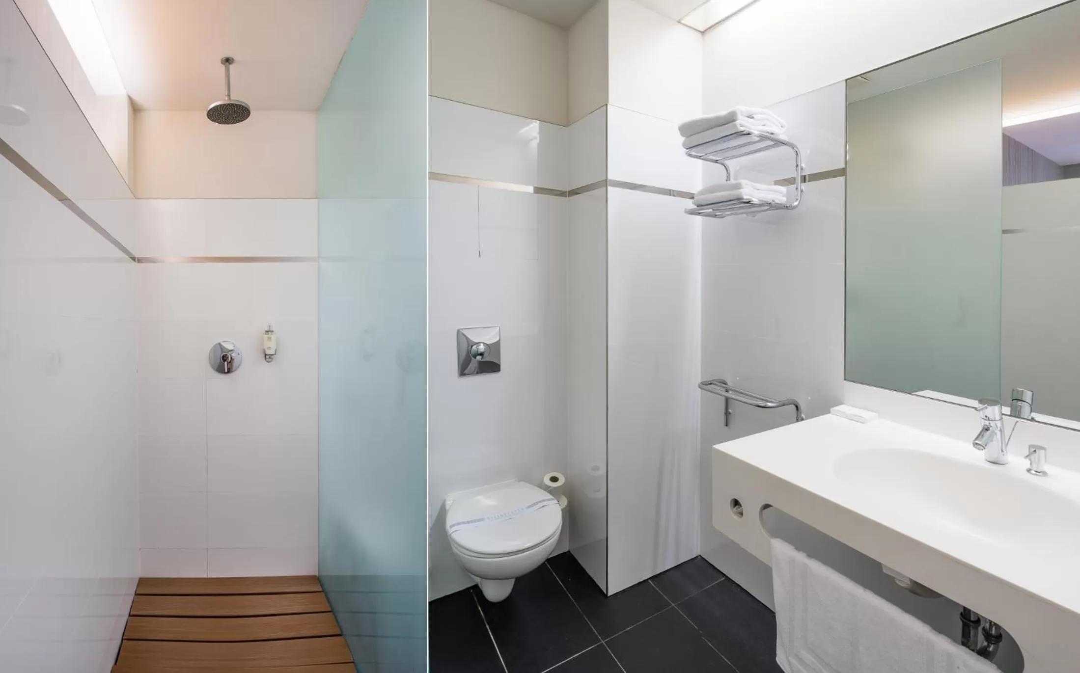 Shower in Three Crowns Hotel