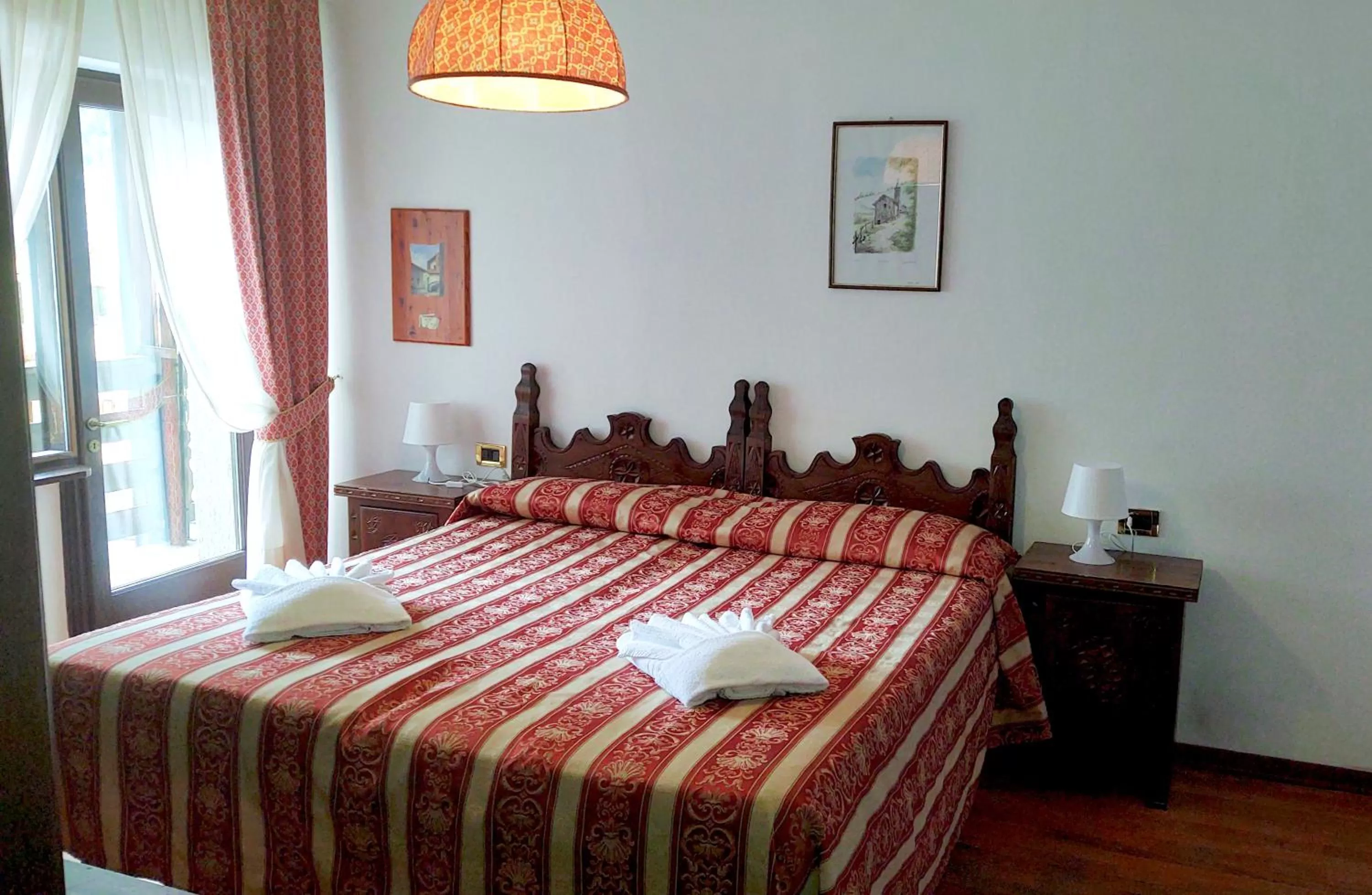 Bedroom, Bed in HG Hotel Italia