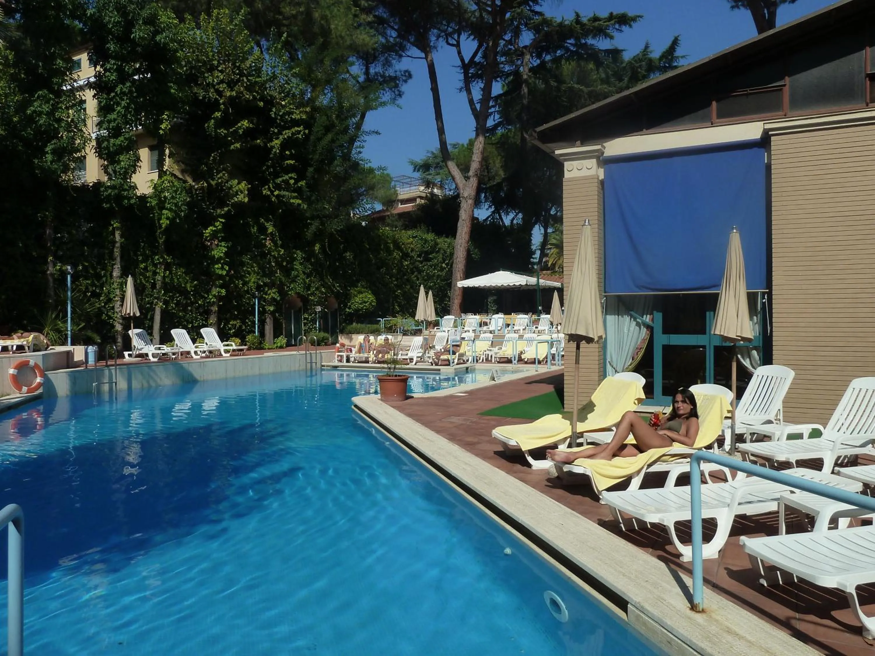 Swimming pool in Aldrovandi Residence City Suites