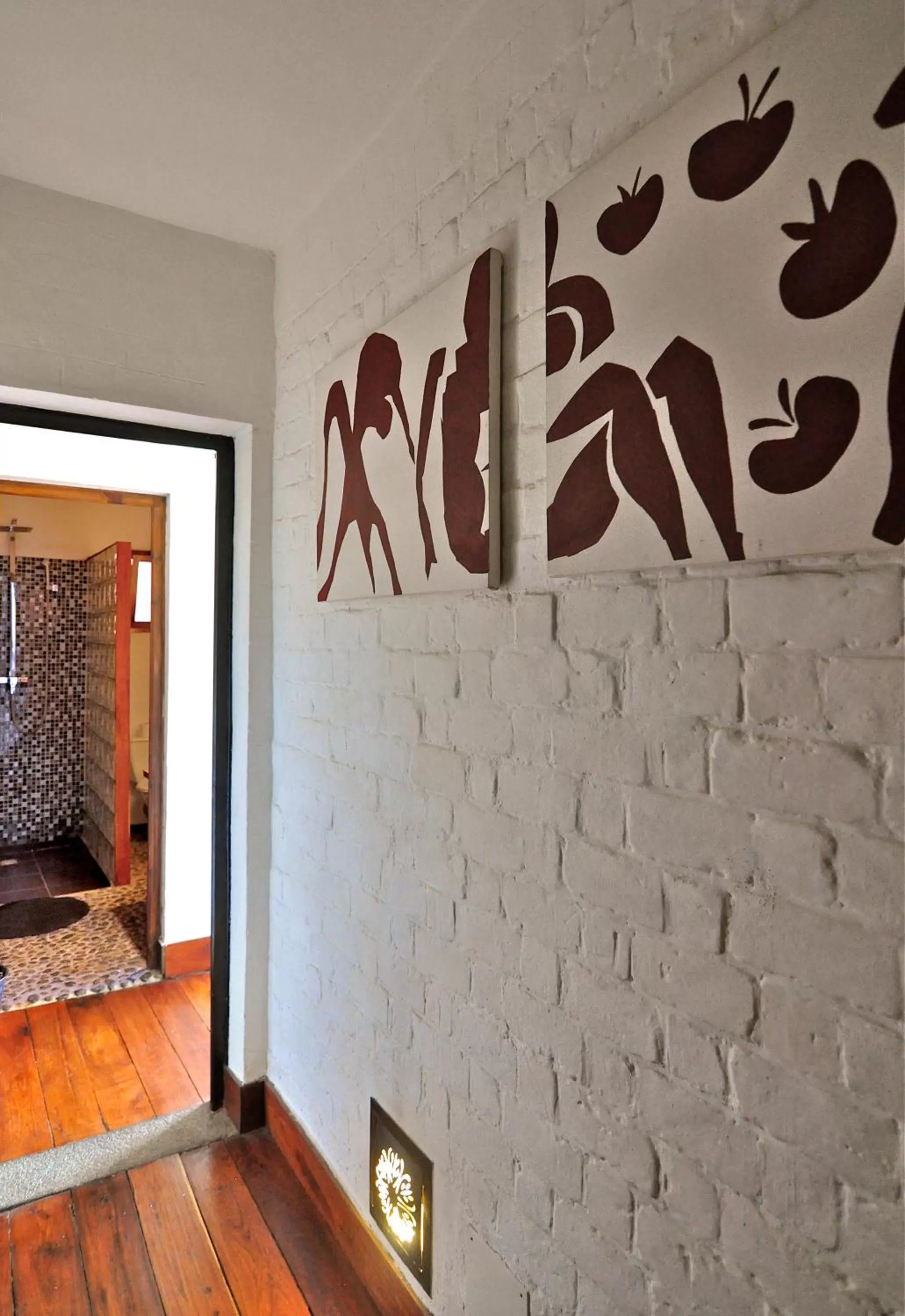 Decorative detail, Bed in Rova Hotel