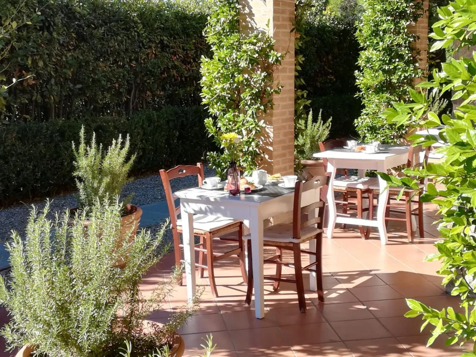 Patio in Si Montalcino Hotel