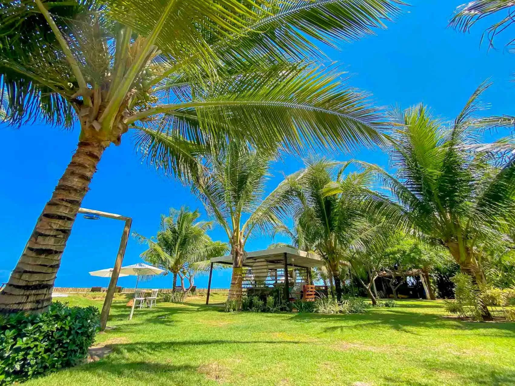 Garden view in Pousada Villa Tatuamunha