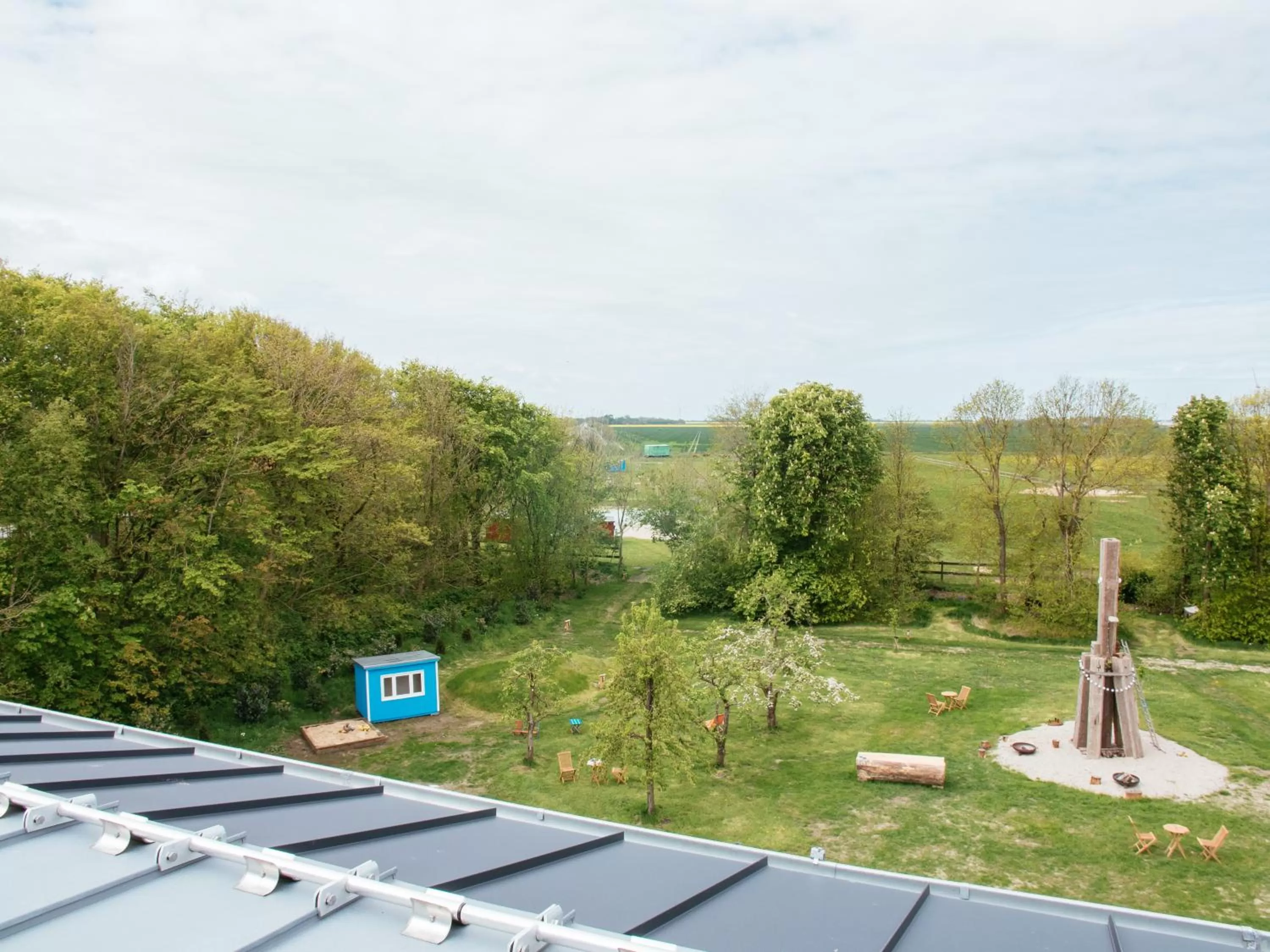 Garden view in Hotel Landhafen