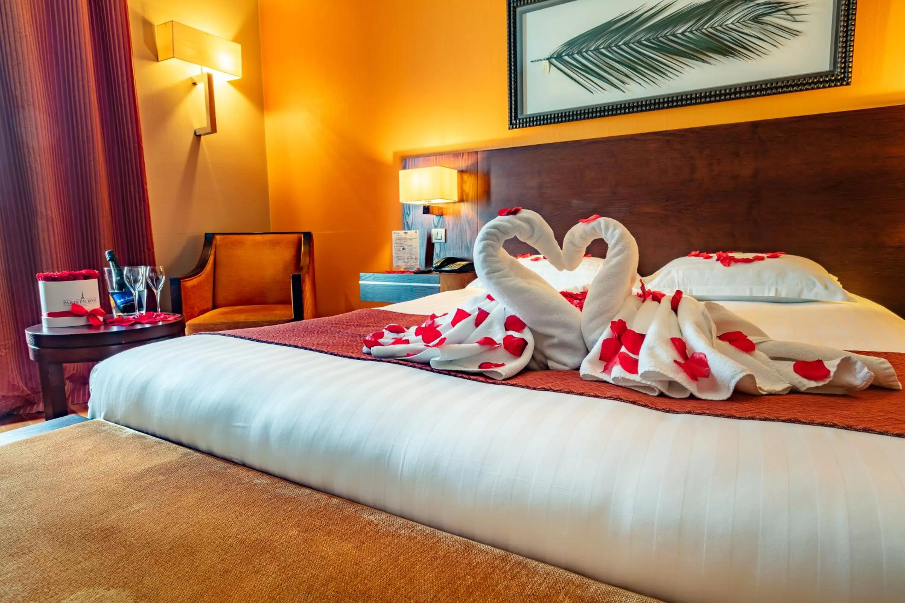 Bed in Hotel de Berny