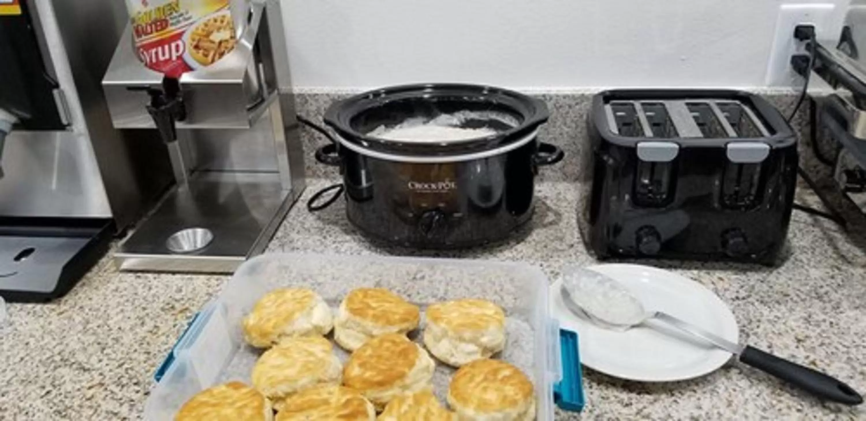 American breakfast in SureStay Plus Hotel by Best Western Vernal