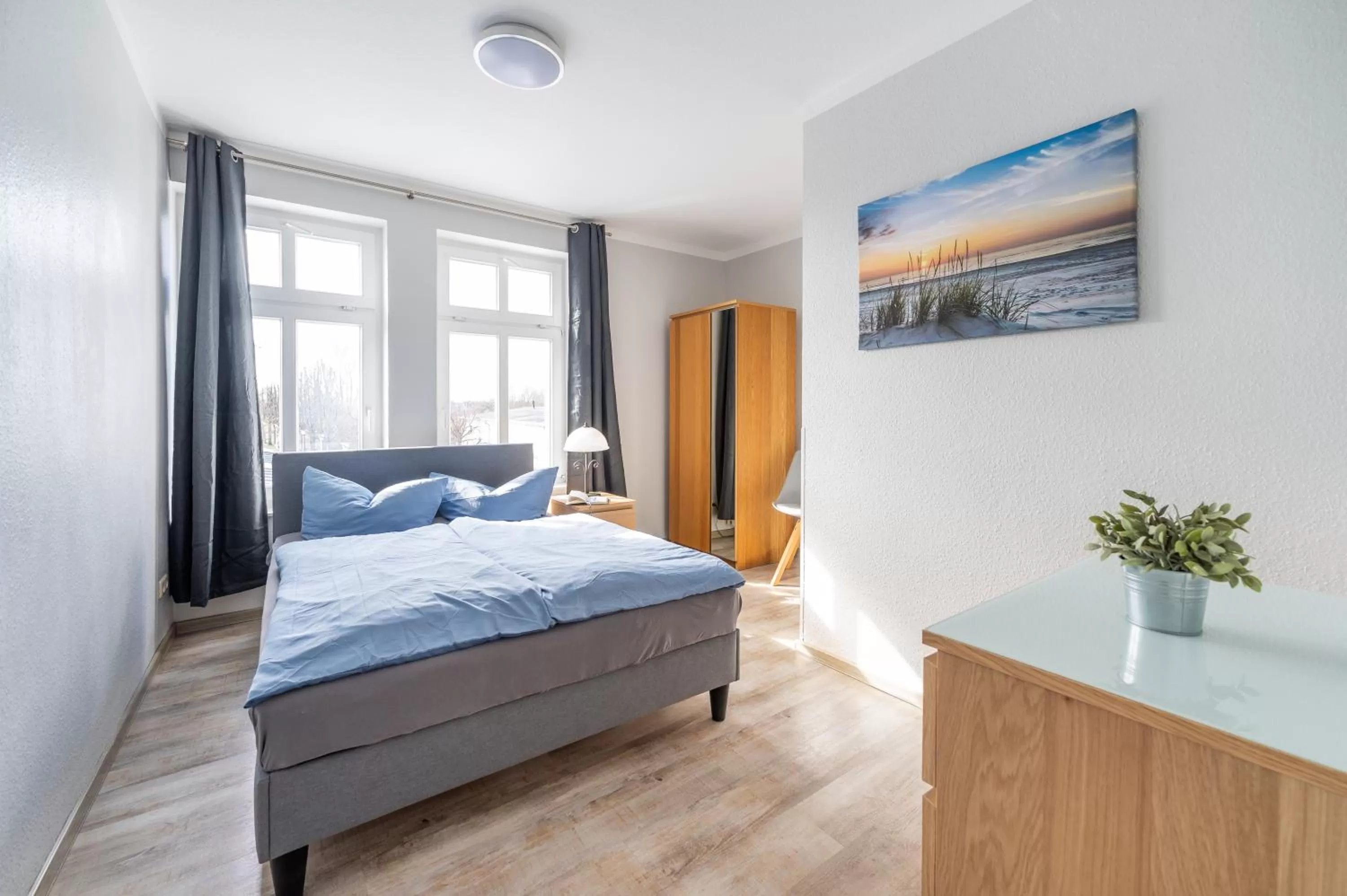 Bed in Haus Ferienglück Sauna im Haus