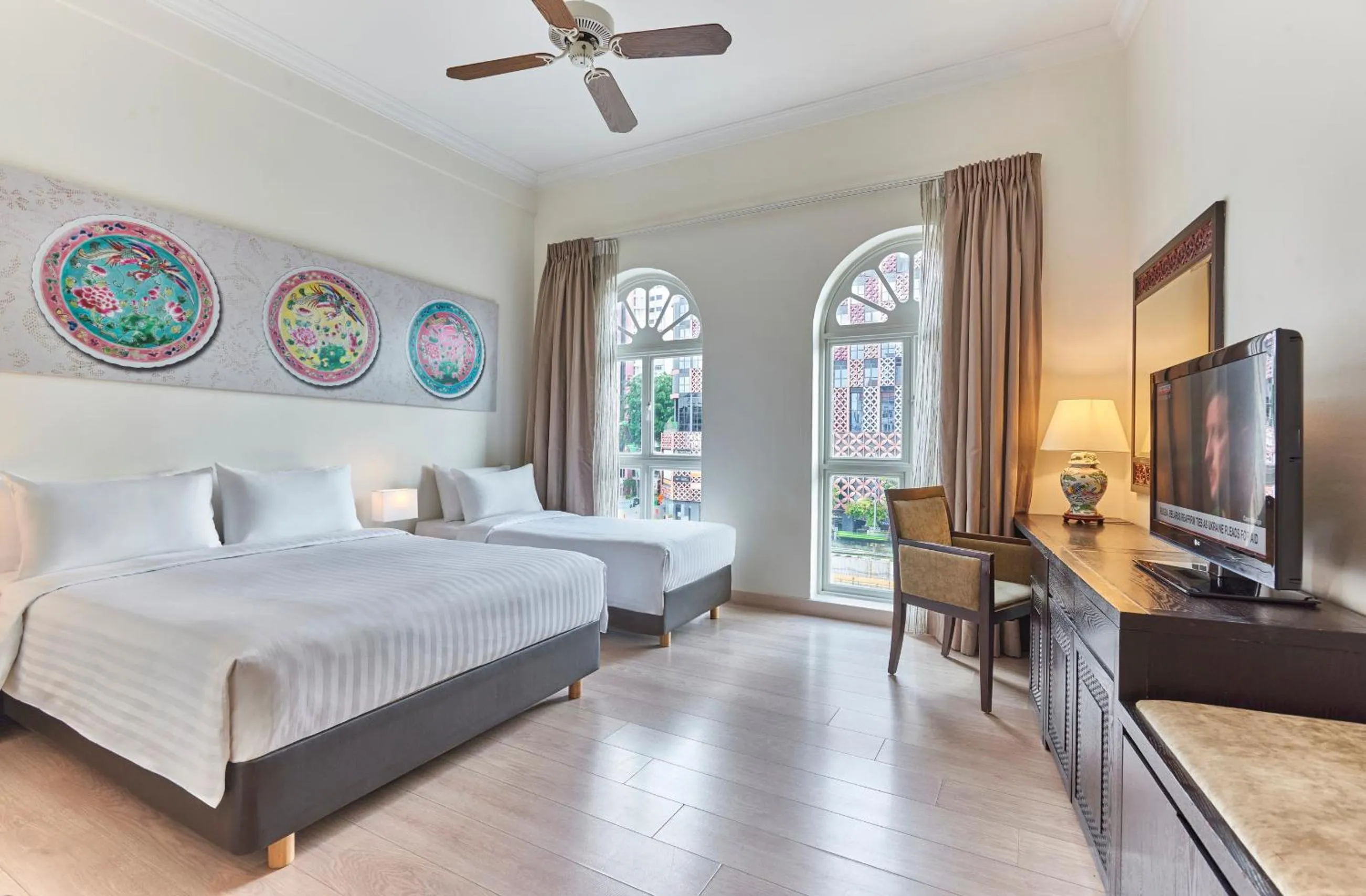 Bed in Village Hotel Albert Court by Far East Hospitality