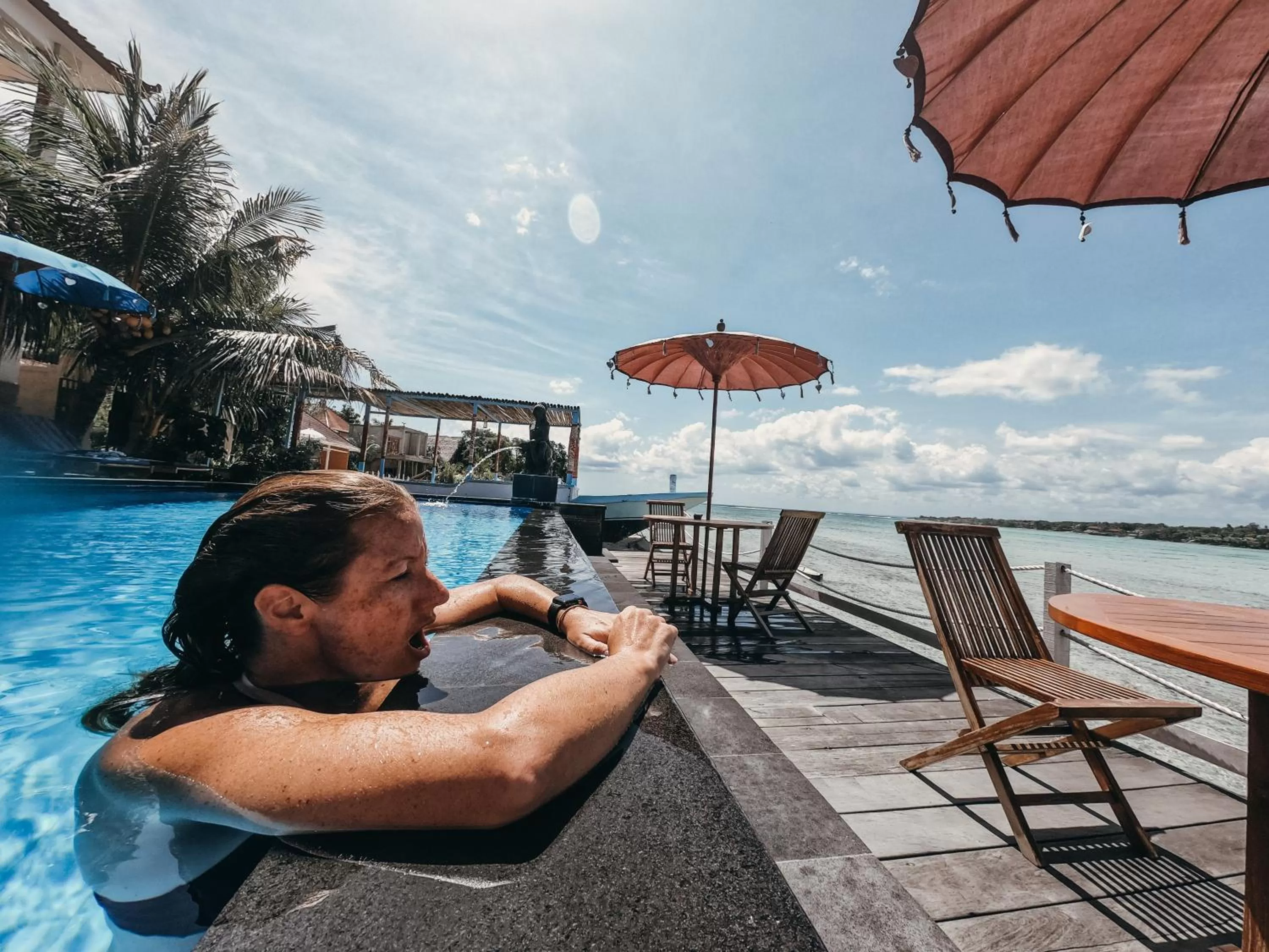 People in Aurora Beach View