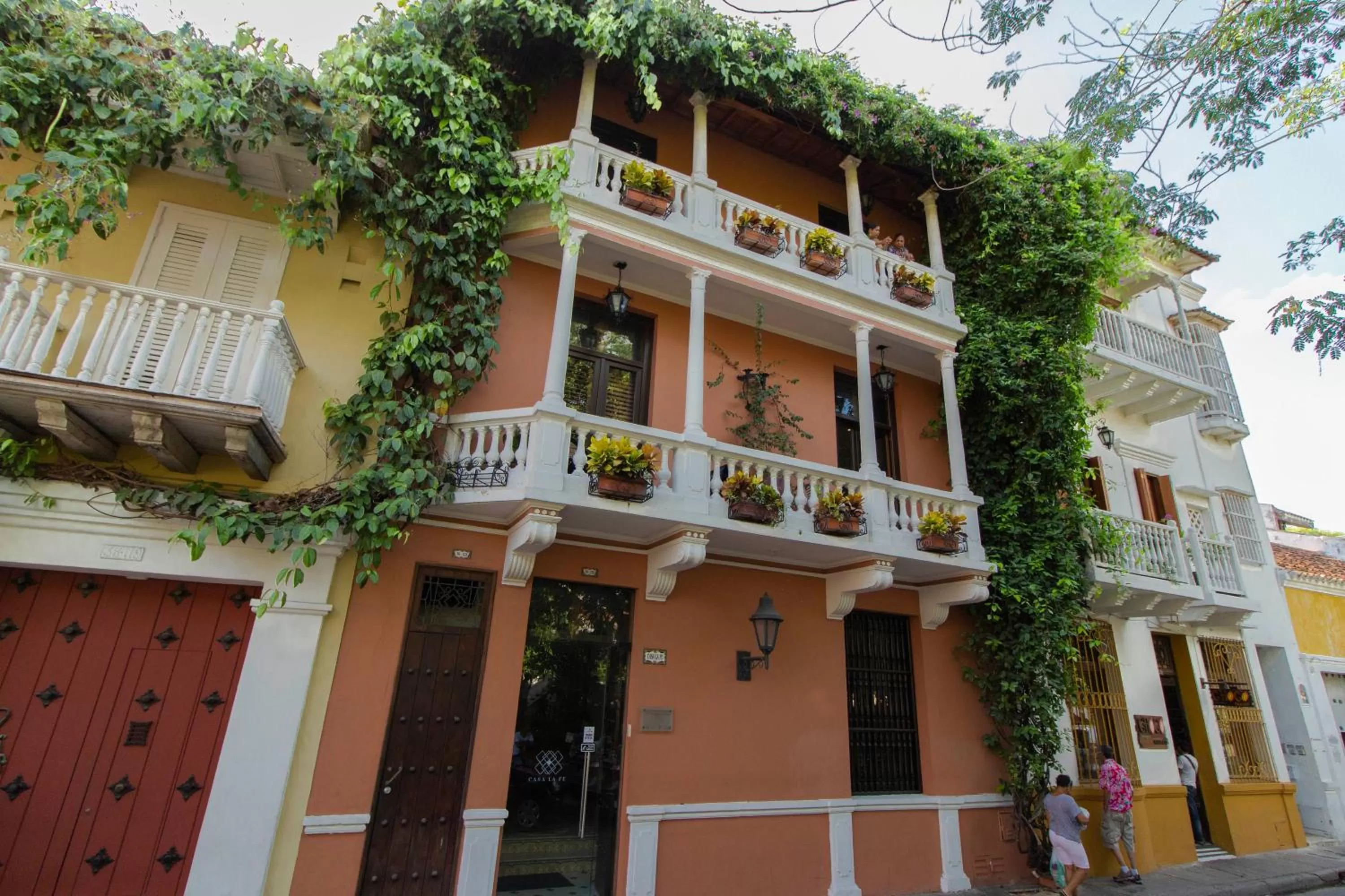Property building in Hotel Casa La Fe