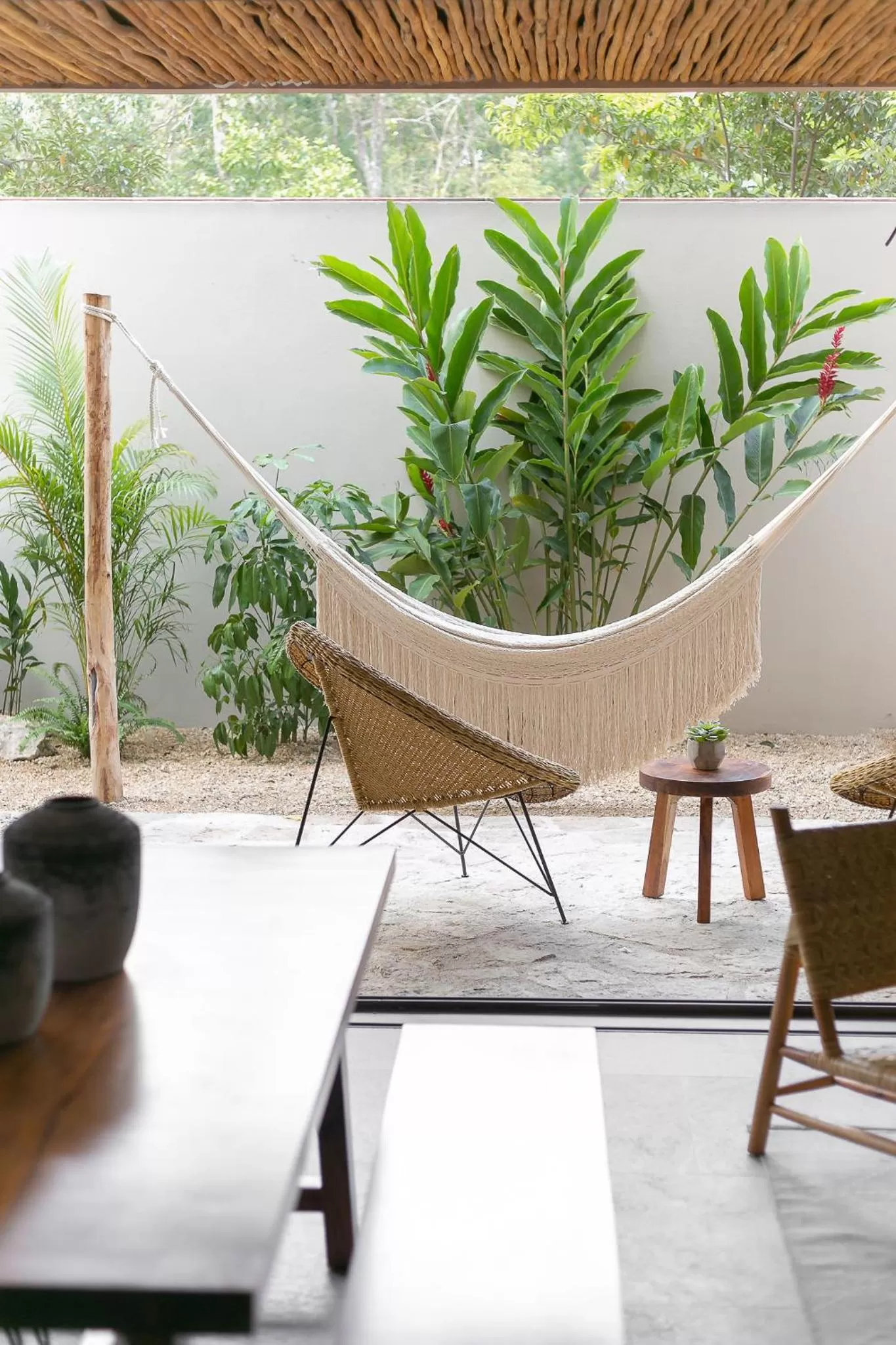 Patio in Zereno Tulum Beach Club Access