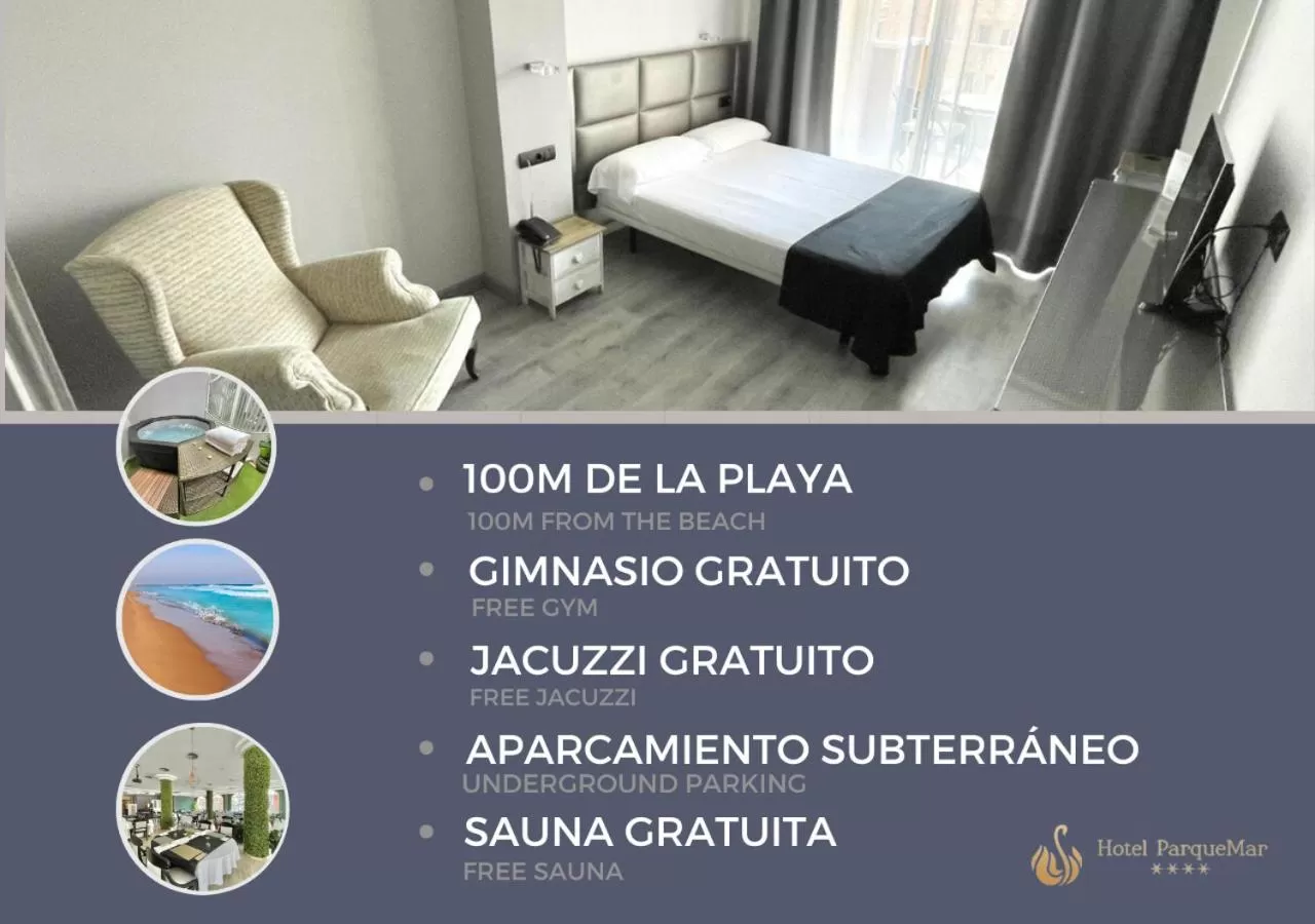 Photo of the whole room in Hotel ParqueMar