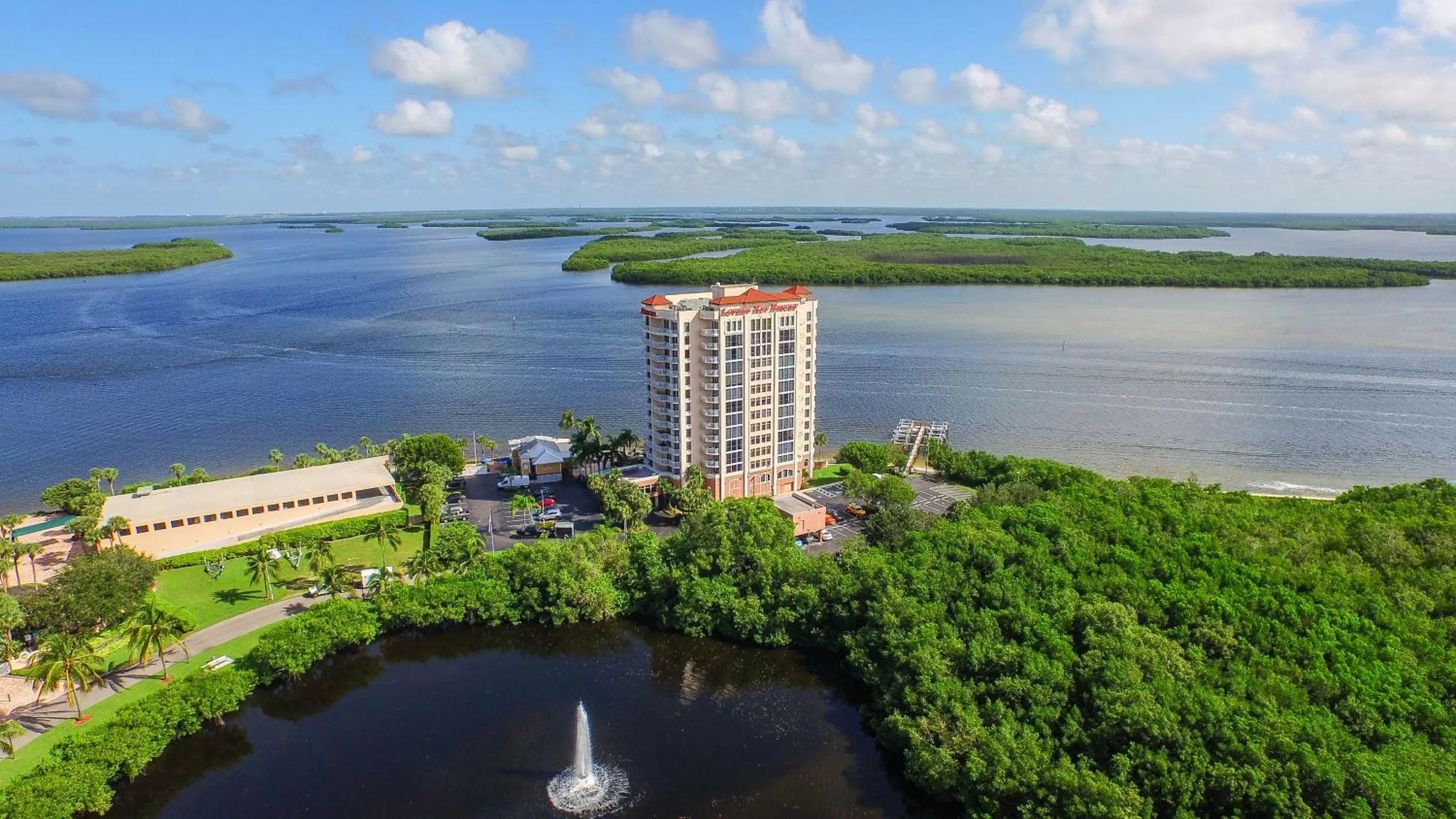 Bird's eye view in Lovers Key Resort