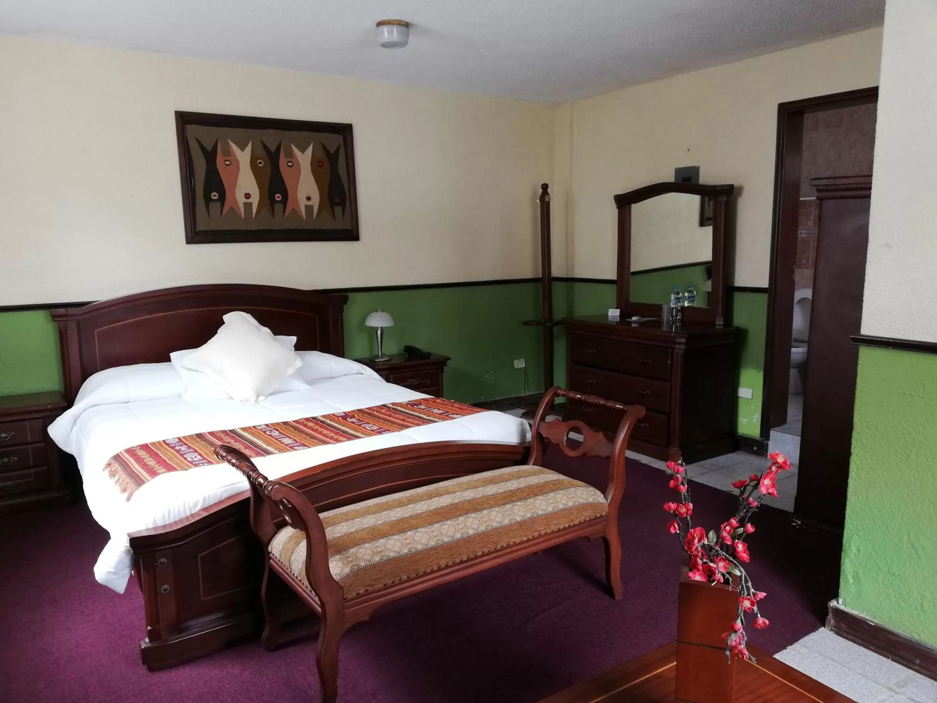 Bed in Hosteria Casa Giralda