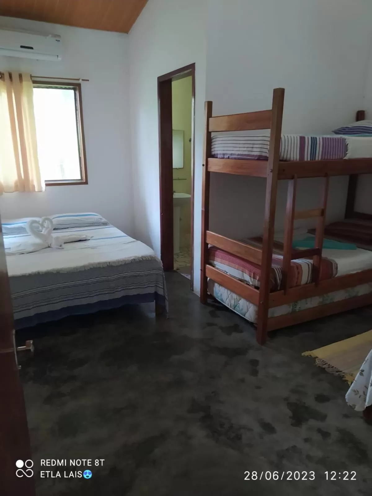 Bed in Pousada Aba da Serra