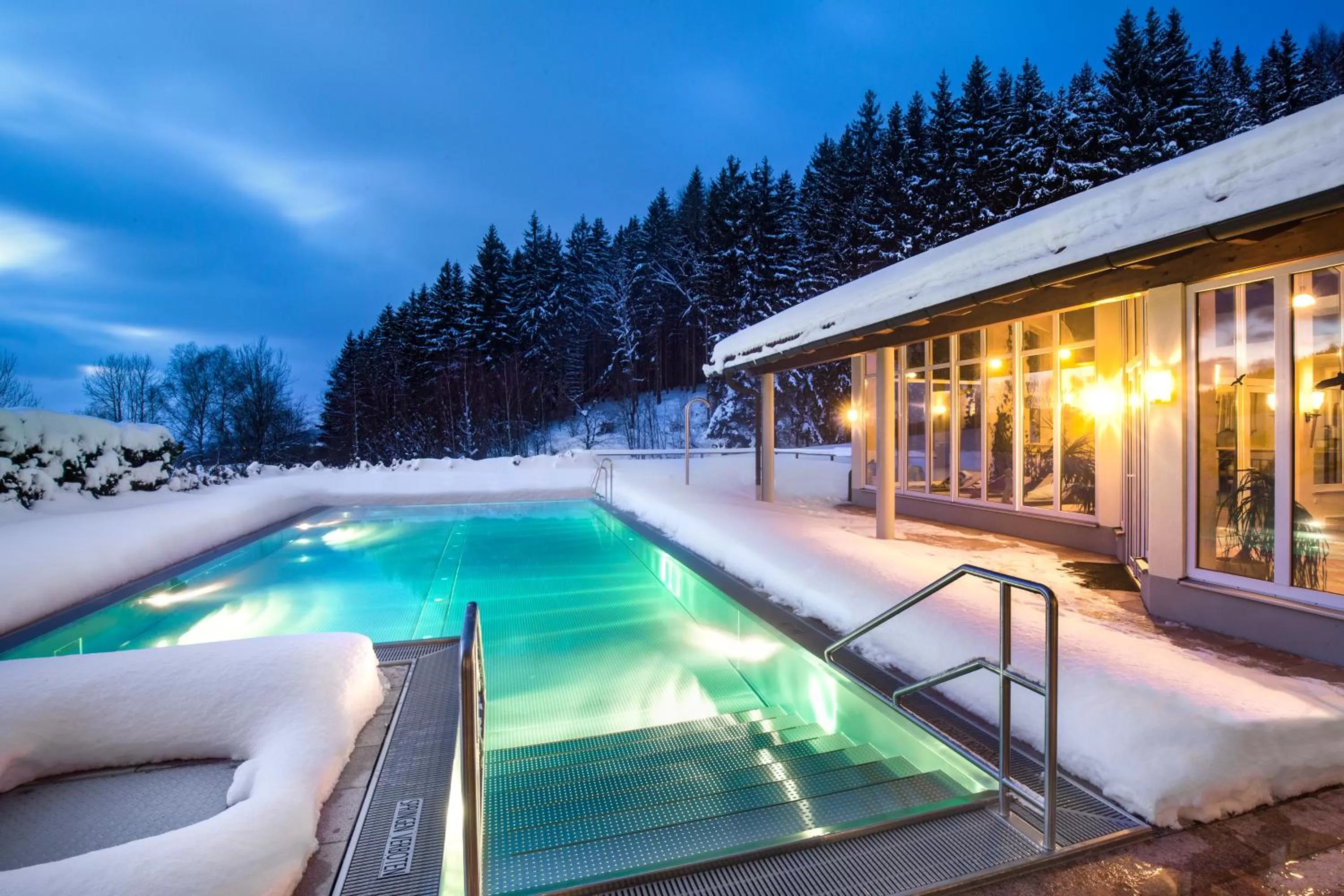 Swimming pool in Wellness- und Vitalhotel Böhmhof