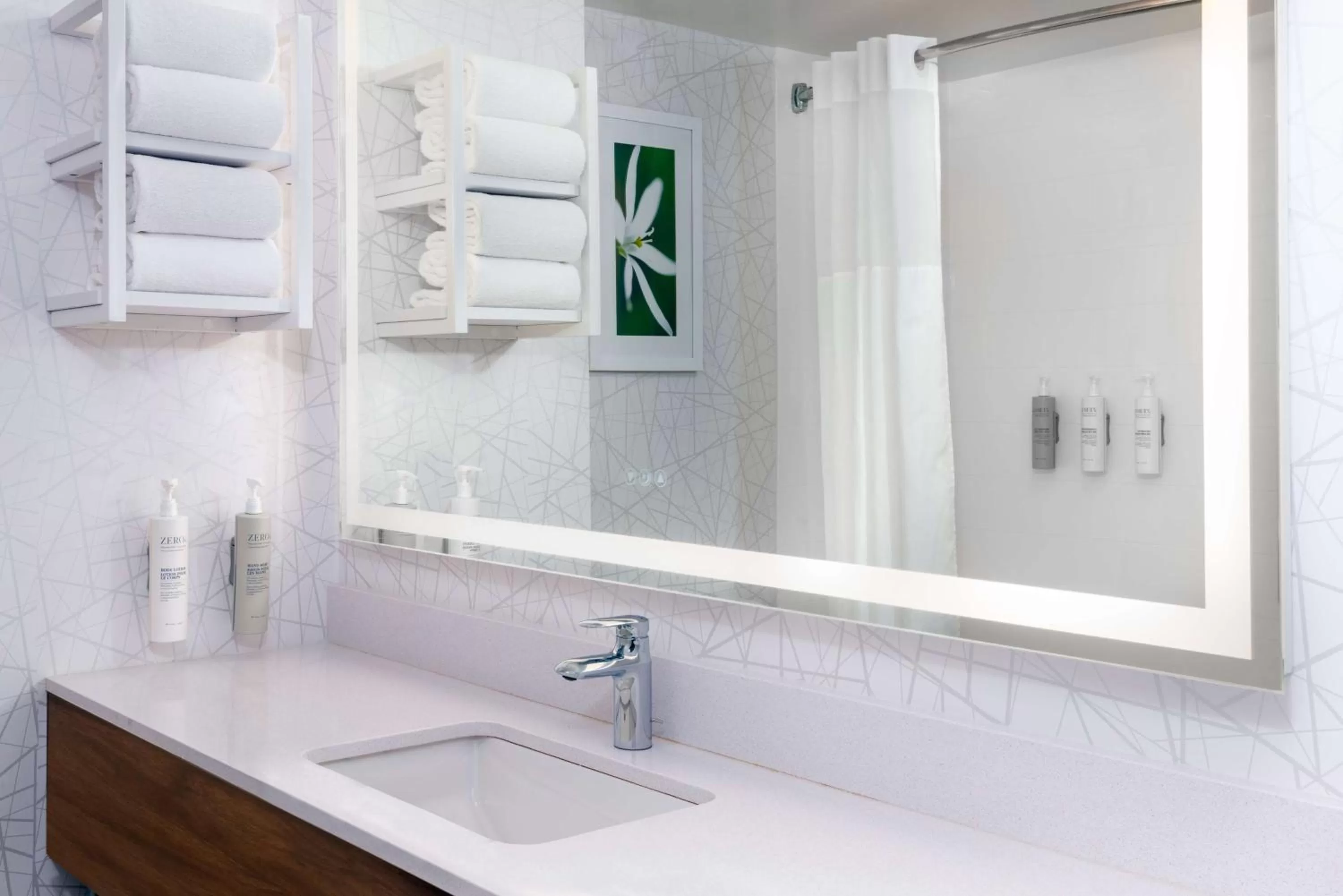 Bathroom in Hampton Inn Savannah Historic District