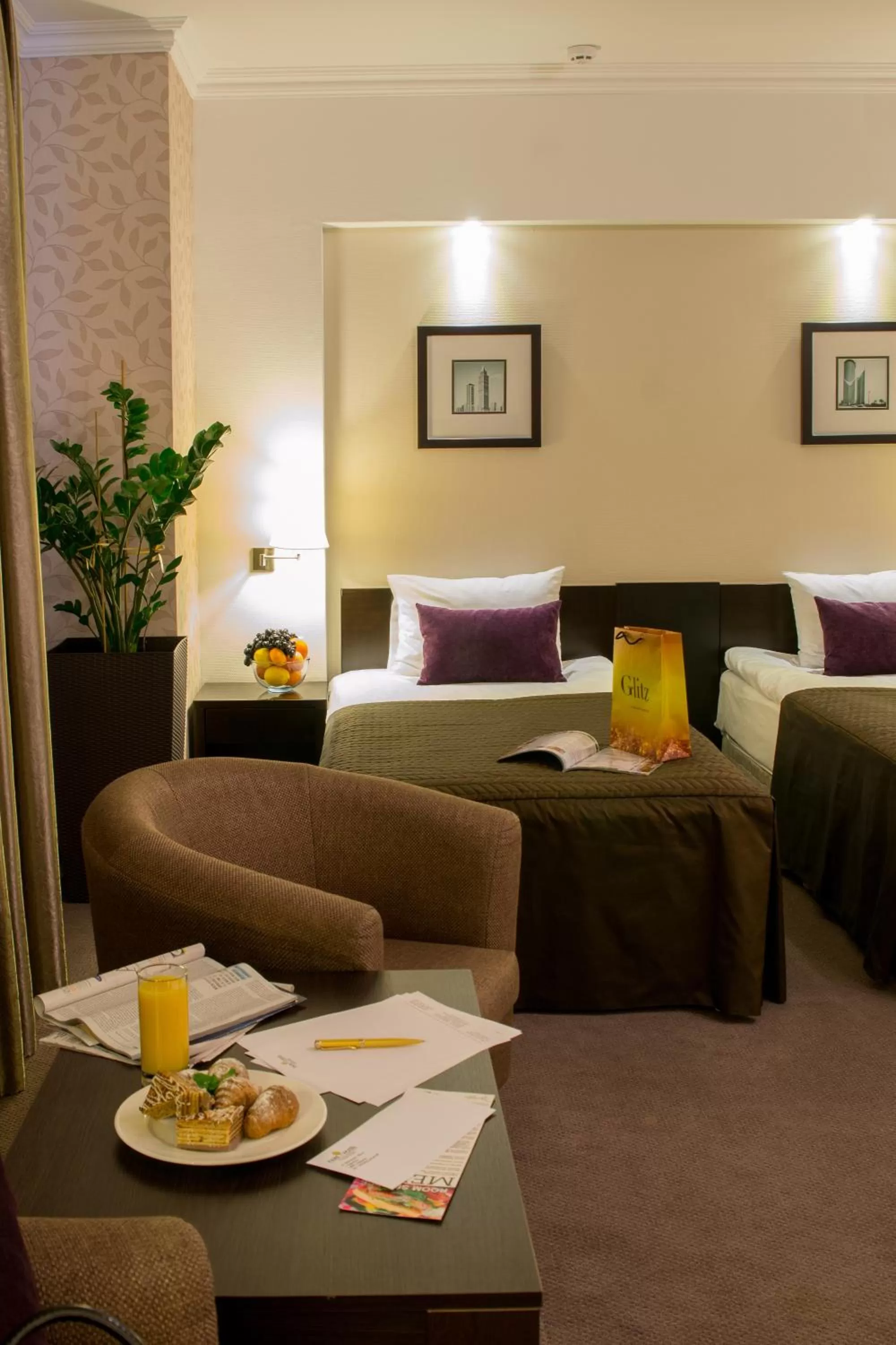 Decorative detail, Bed in RiverSide- Hotel and MICE