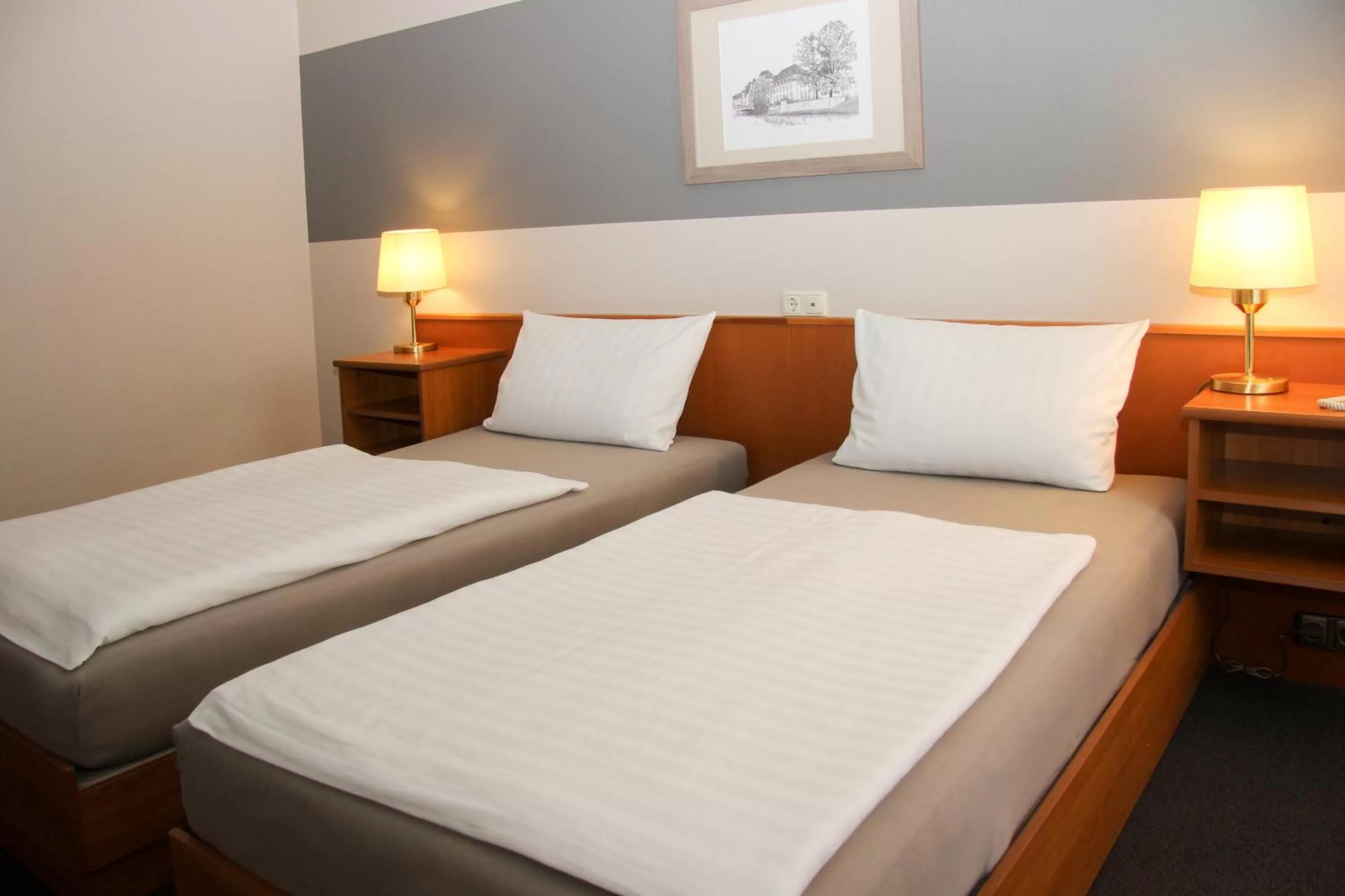 Bed in Schlossberghotel Greiz