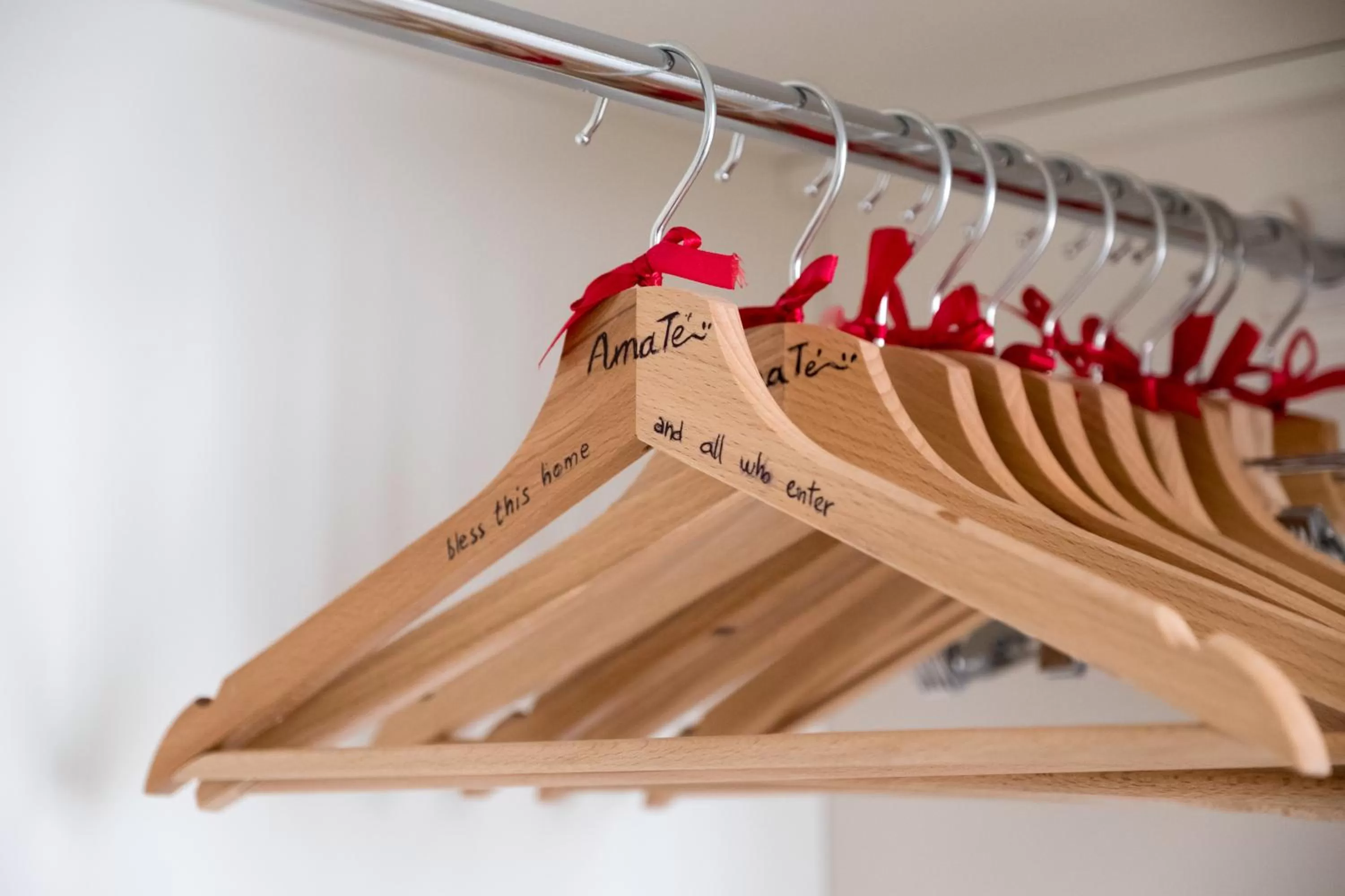 wardrobe in Amatè Suite