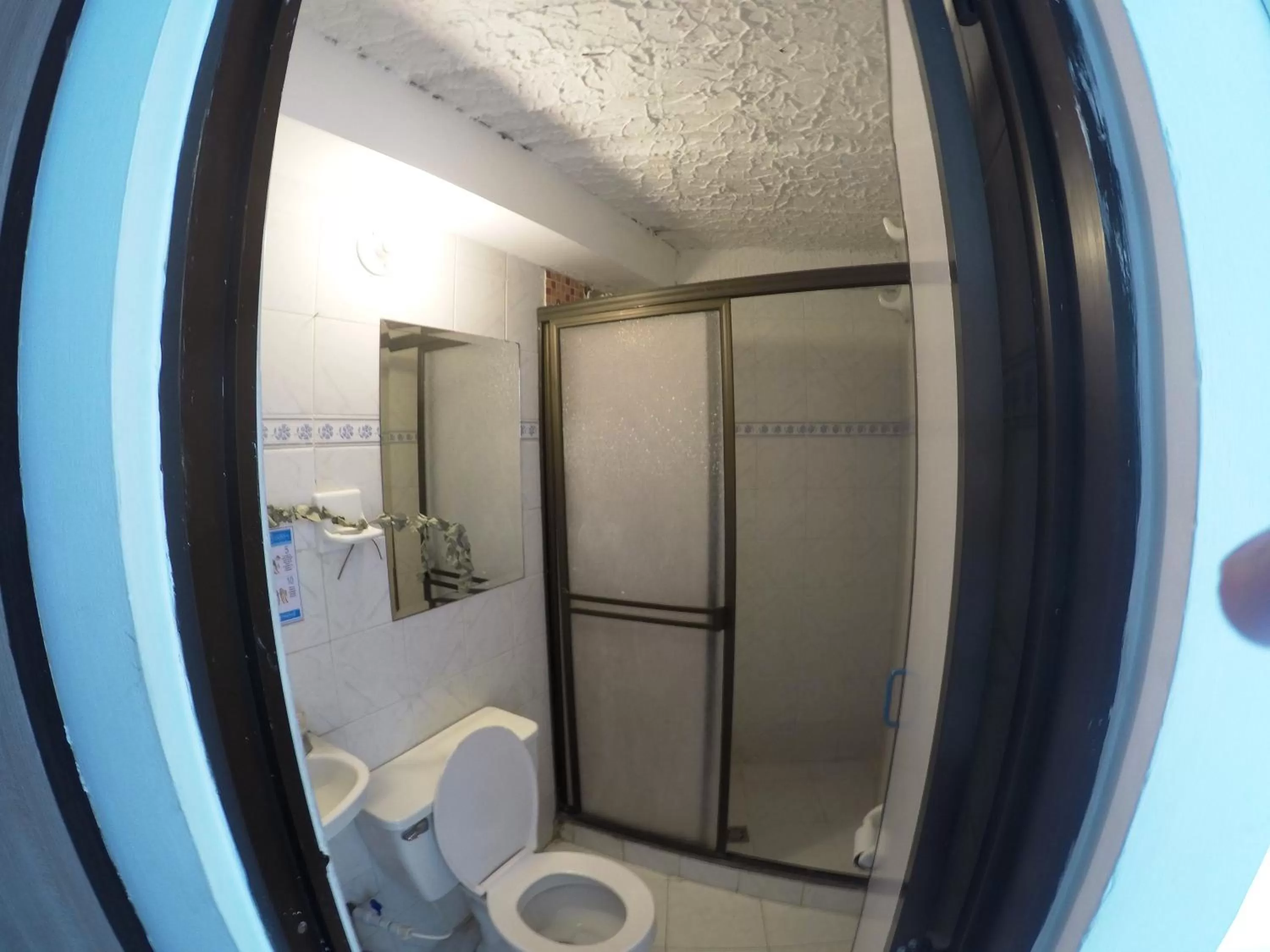 Shower in Sky Club Eco Hotel