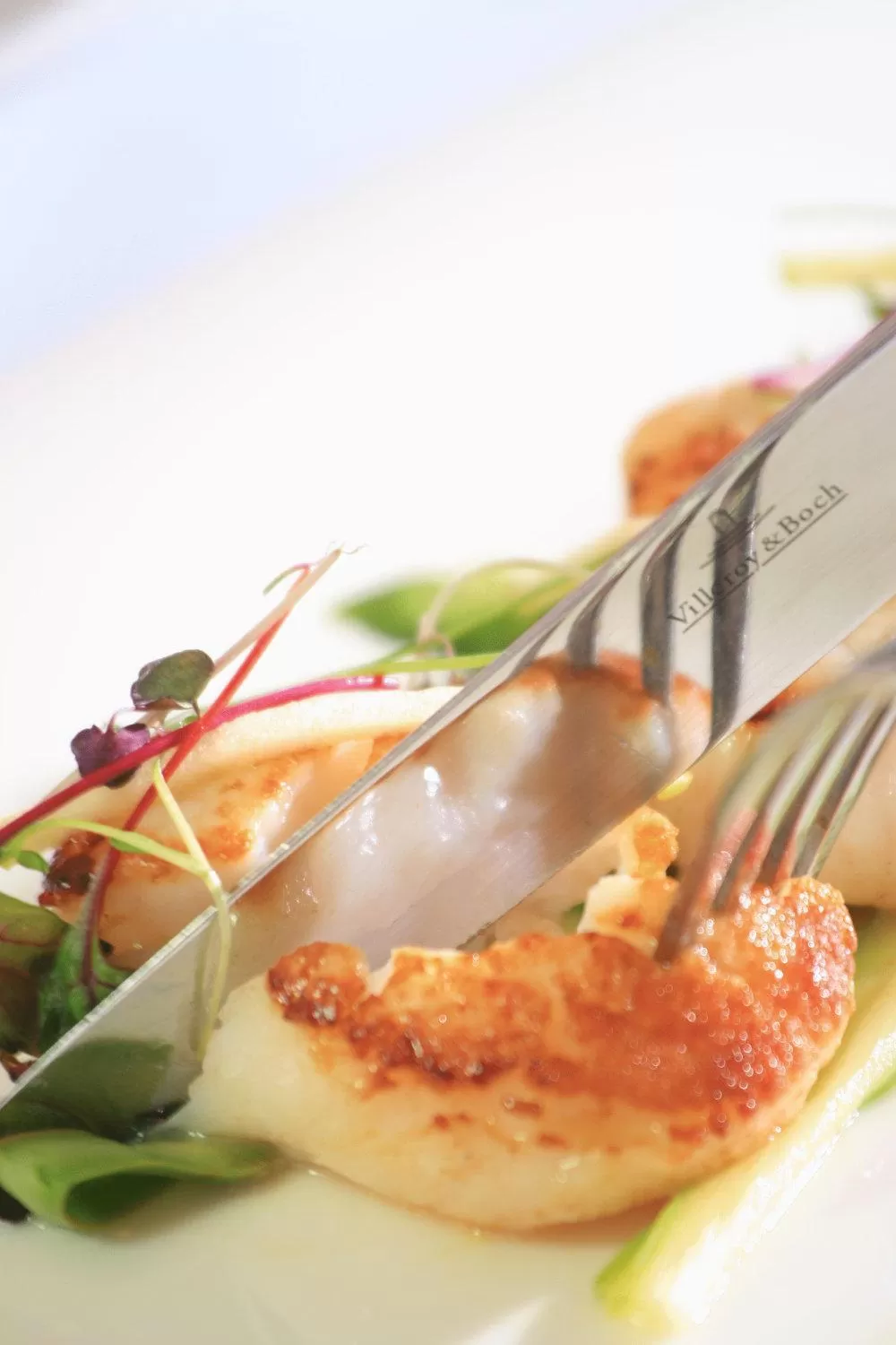 Food close-up in Three Salmons Hotel