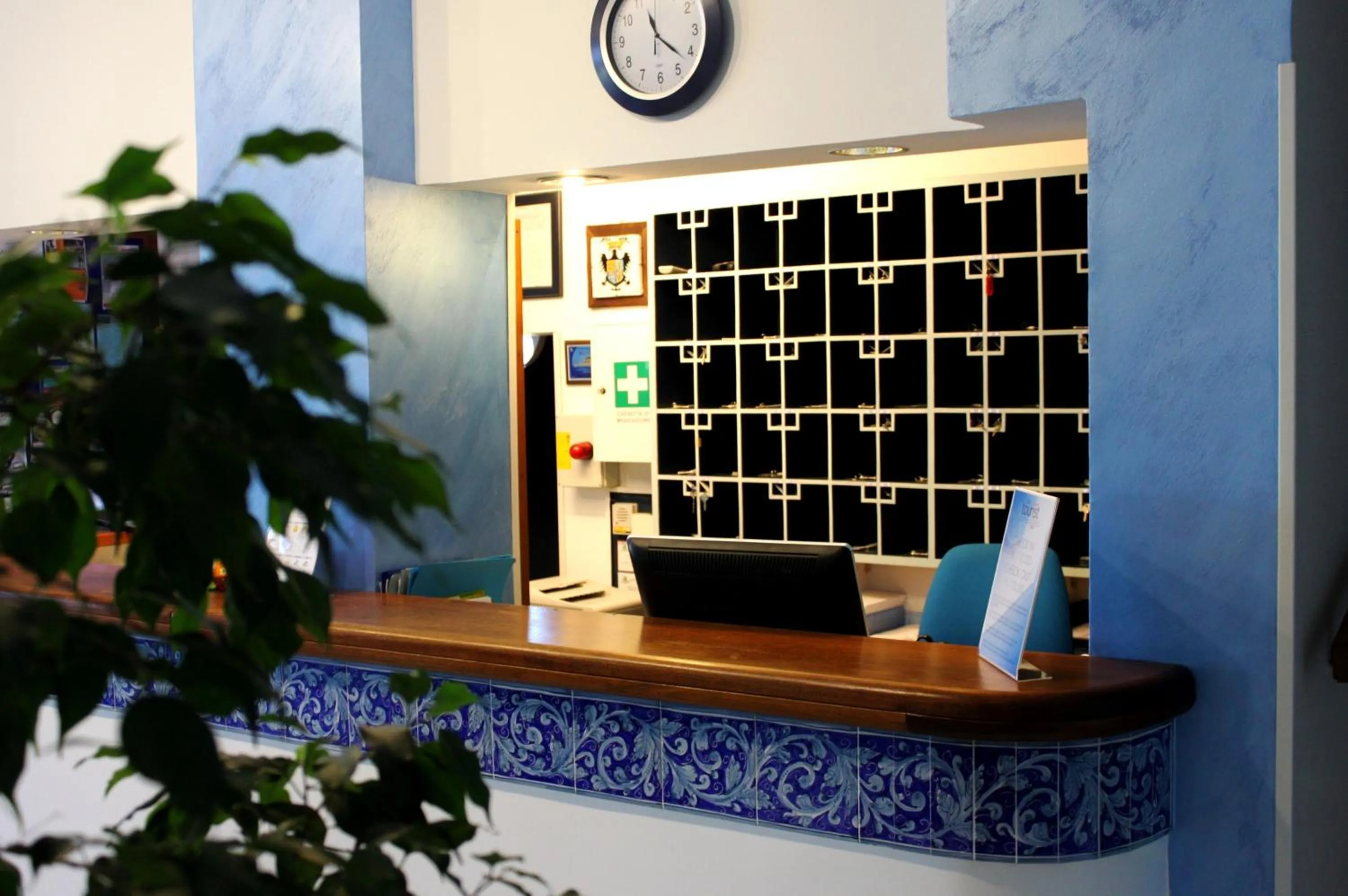 Lobby or reception in Hotel Tourist