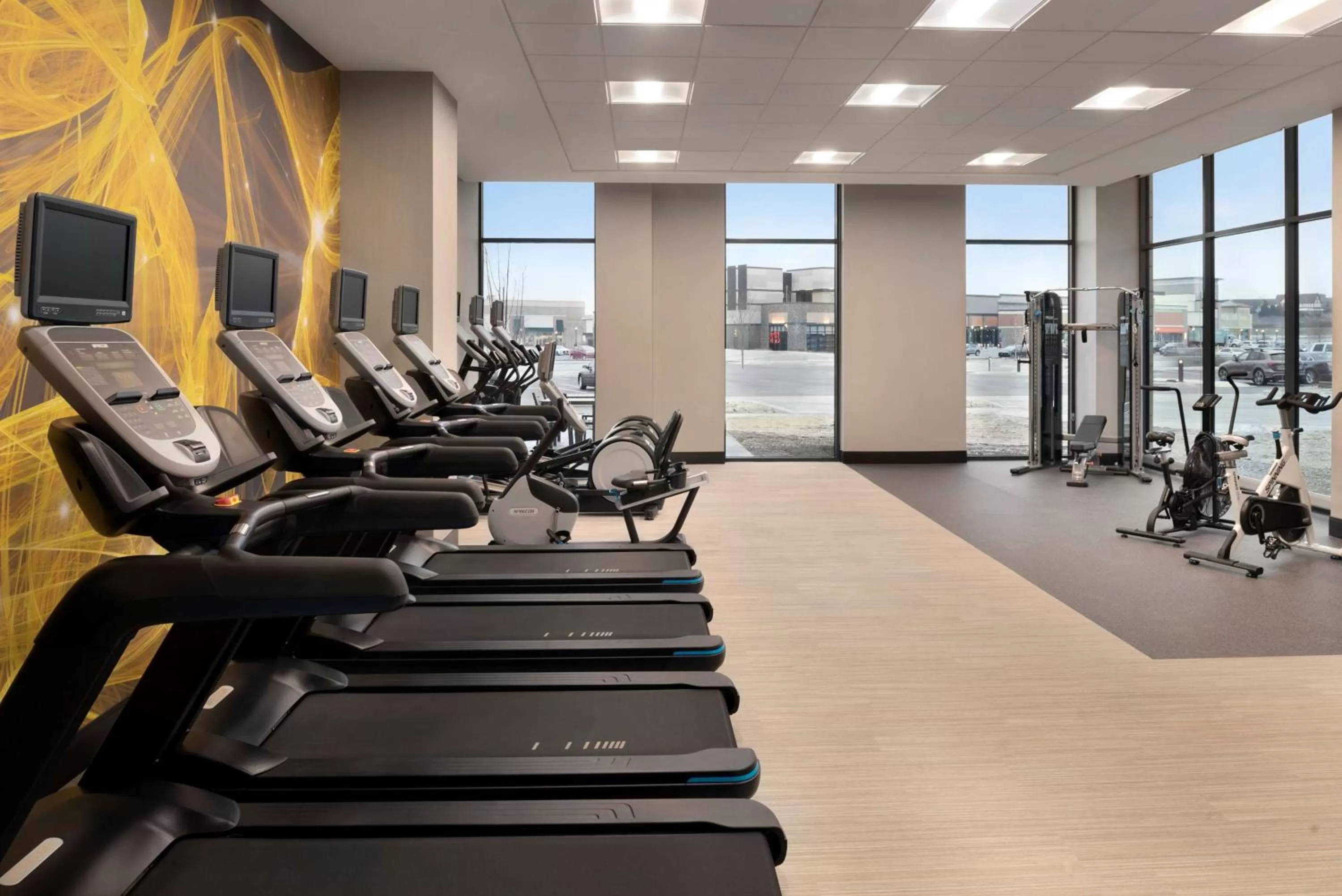 Fitness centre/facilities in Hilton Garden Inn Milwaukee Brookfield Conference Center