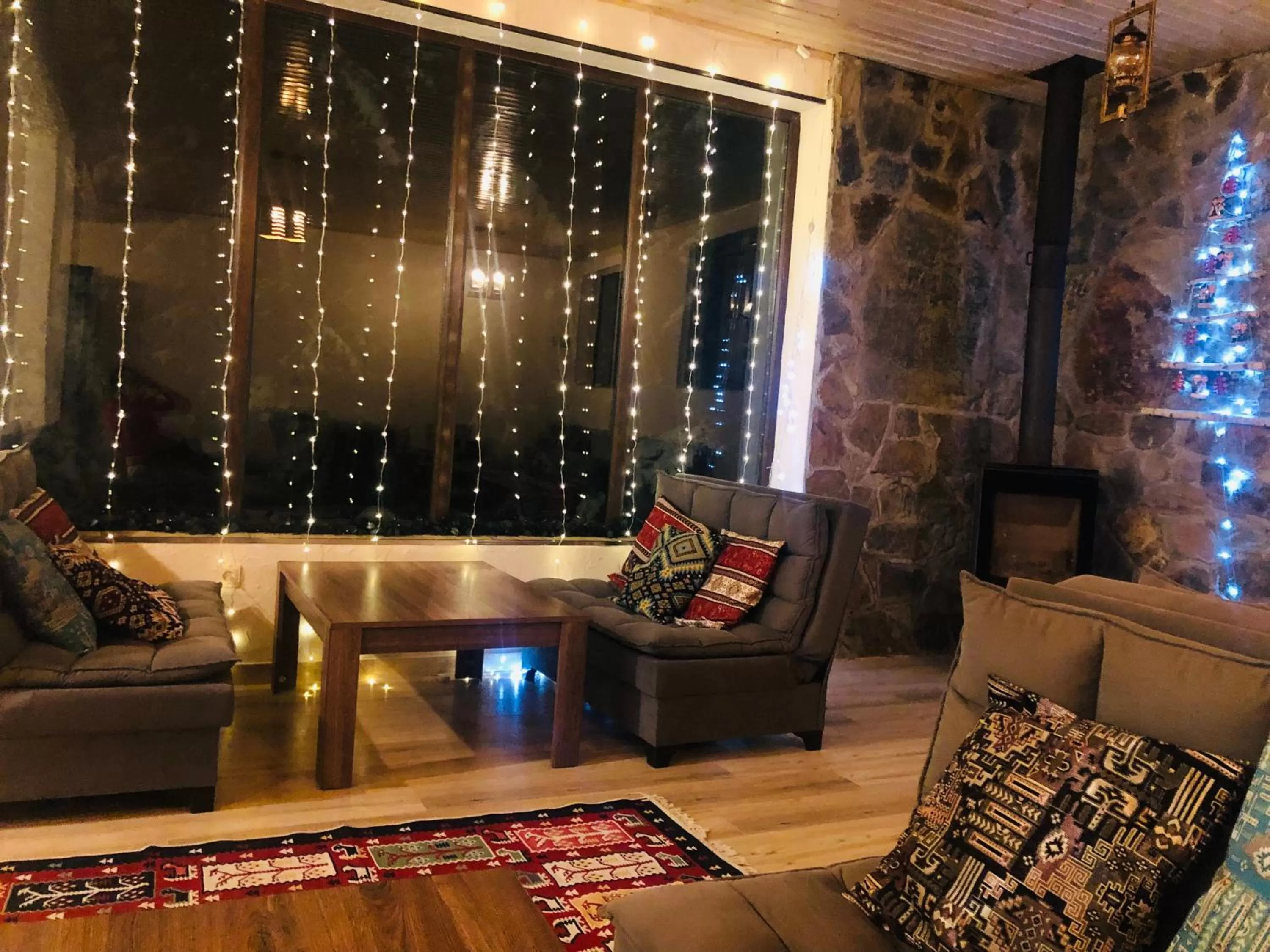 Seating Area in Hotel Shgedi Mestia