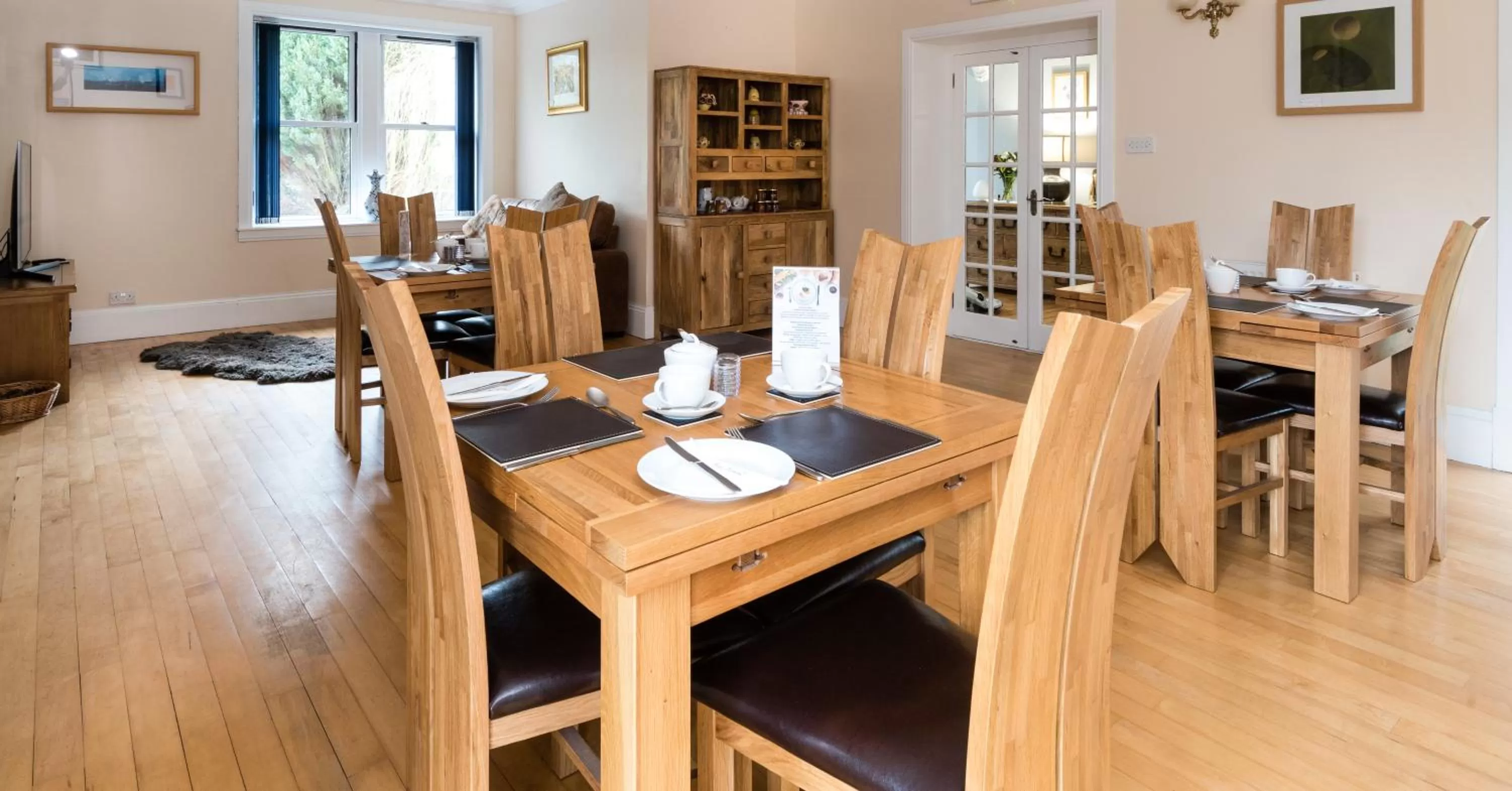 Seating area in Croft Na Coille