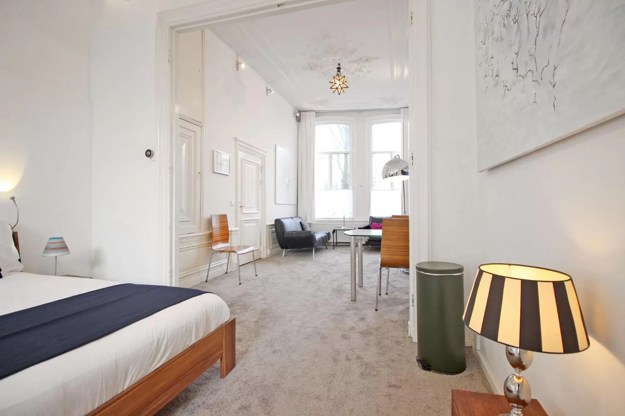 Photo of the whole room, Bed in Cozy Jordaan canalhouse near Anne Frank House