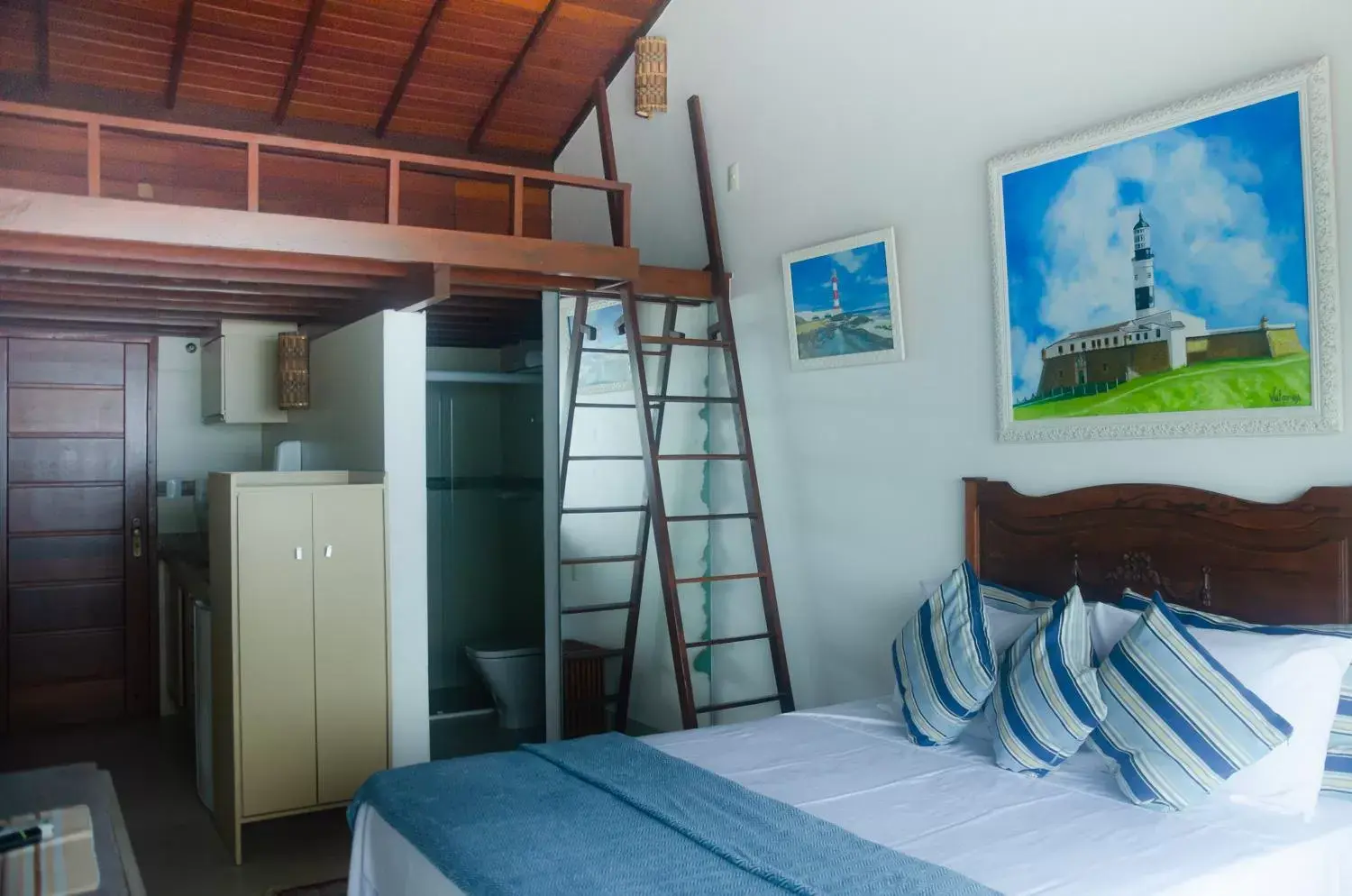 Deluxe Room with Sea View in Pousada e Hostel Chez Marianne Deluxe Room with Sea View in Pousada e Hostel Chez Marianne