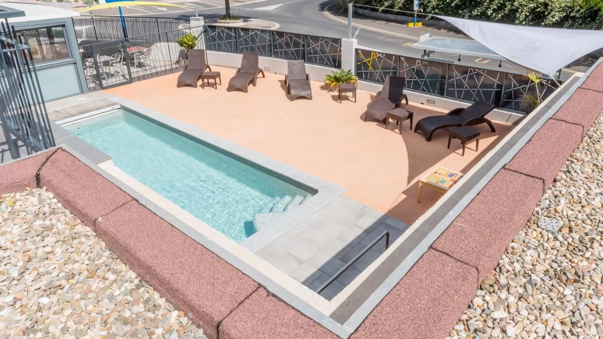 Pool view in Sure Hotel by Best Western Beziers Le Monestie